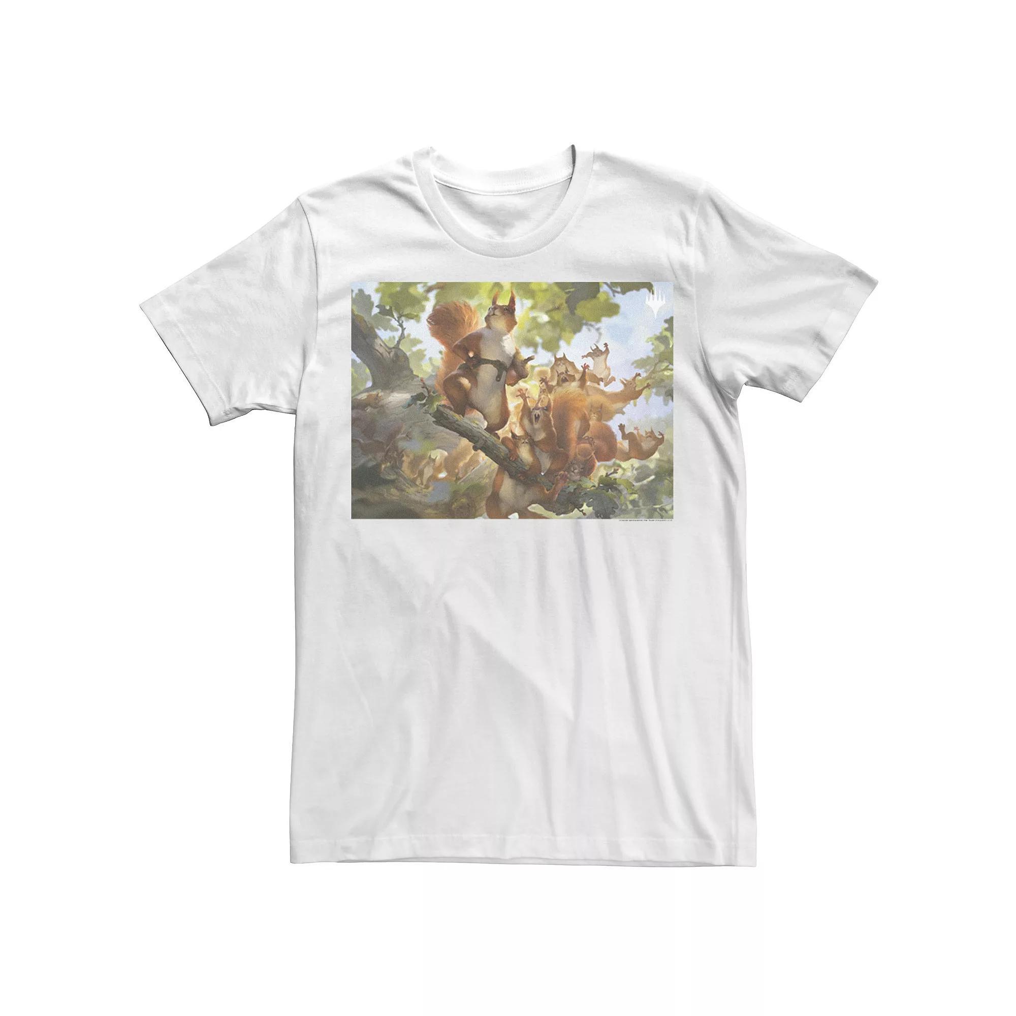 Big & Tall Magic: The Gathering Squirrel Mob Graphic Tee, Men's,  Product Image