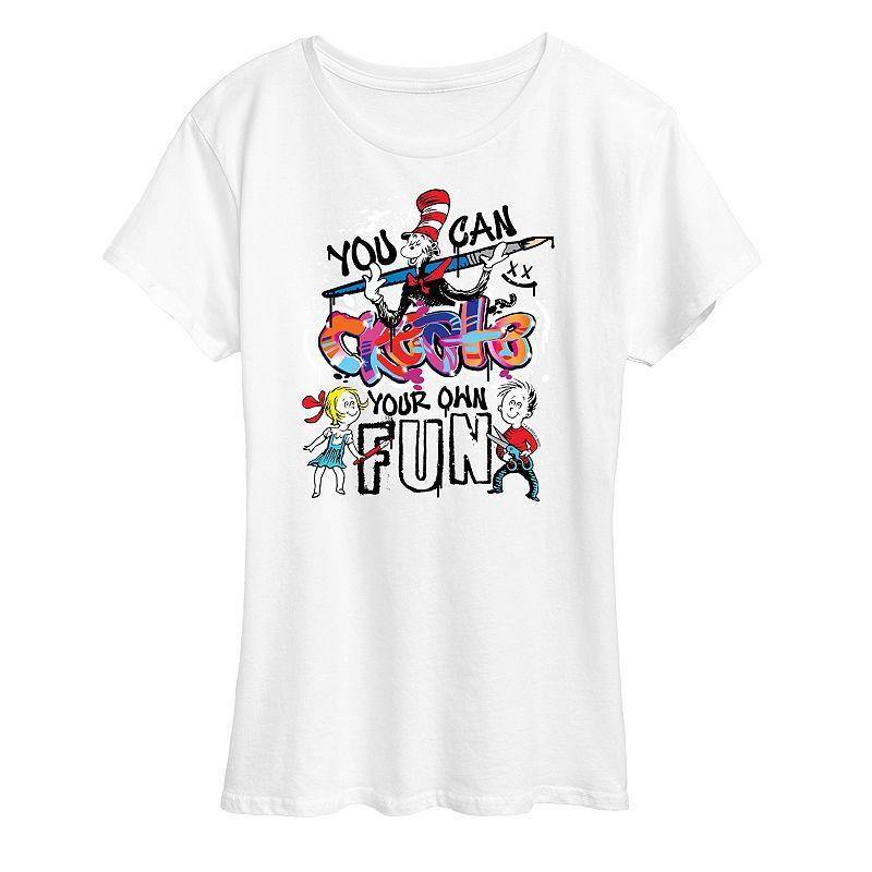 Women's Dr. Seuss Create Your Own Fun Graphic Tee,  Product Image