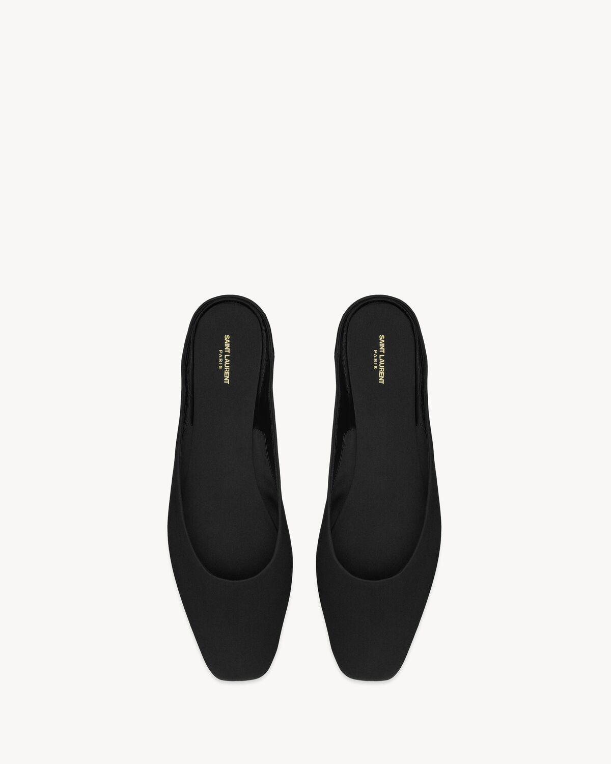 LIDO slip-ons in satin crepe | Saint Laurent | YSL.com Product Image