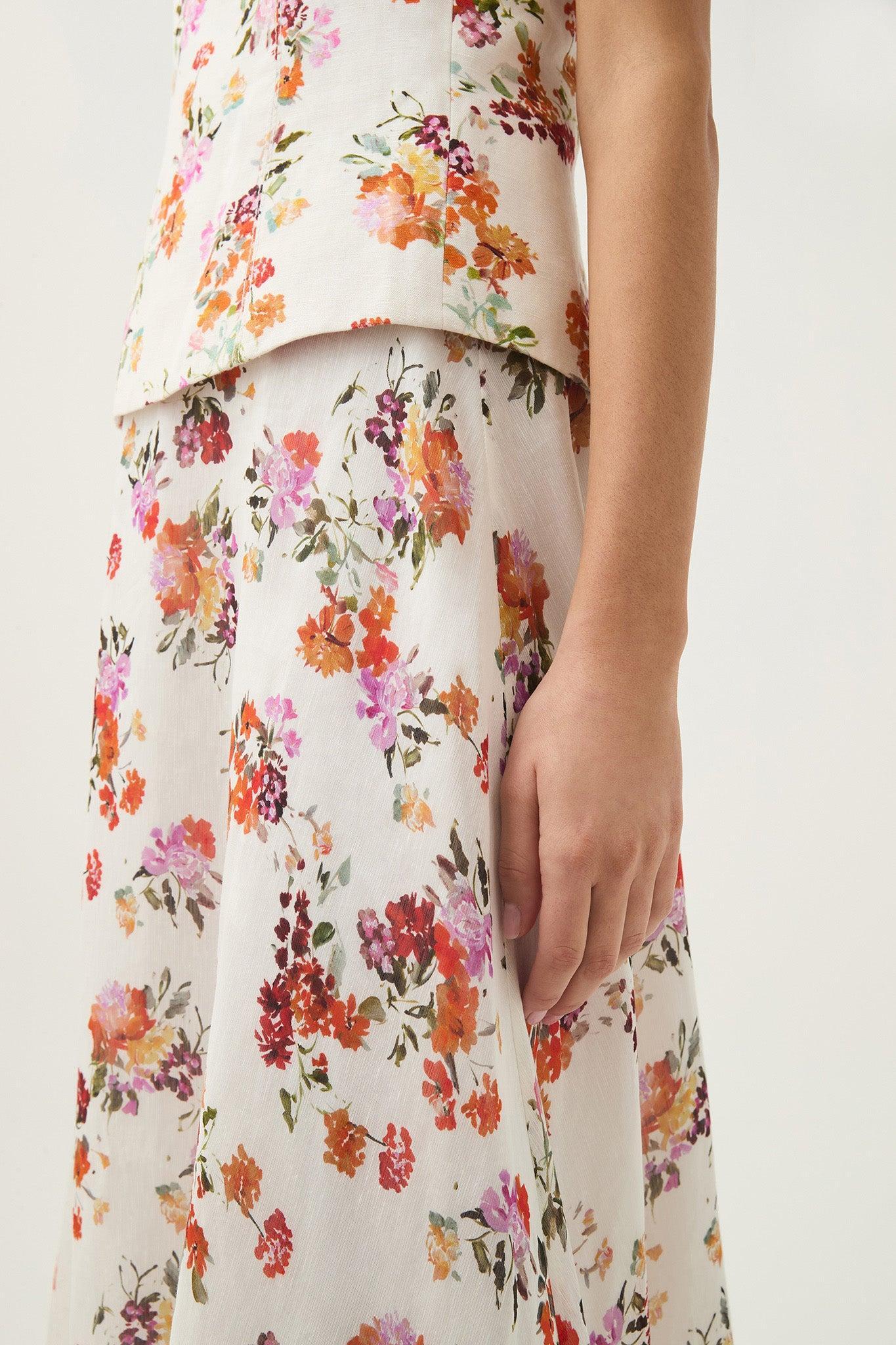 Cyma Circular Midi Skirt Product Image