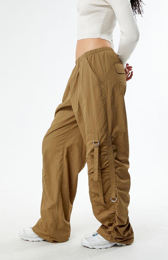 Women's Ruched Low Rise Pull-On Pants Product Image