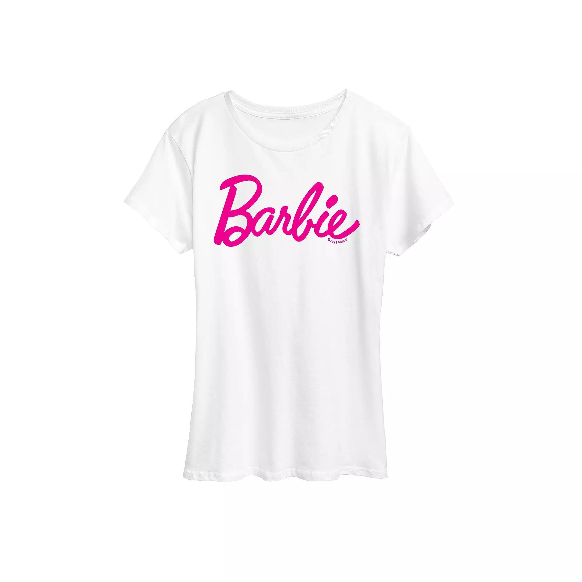 Plus Barbie™ Classic Logo Tee, Women's,  Product Image