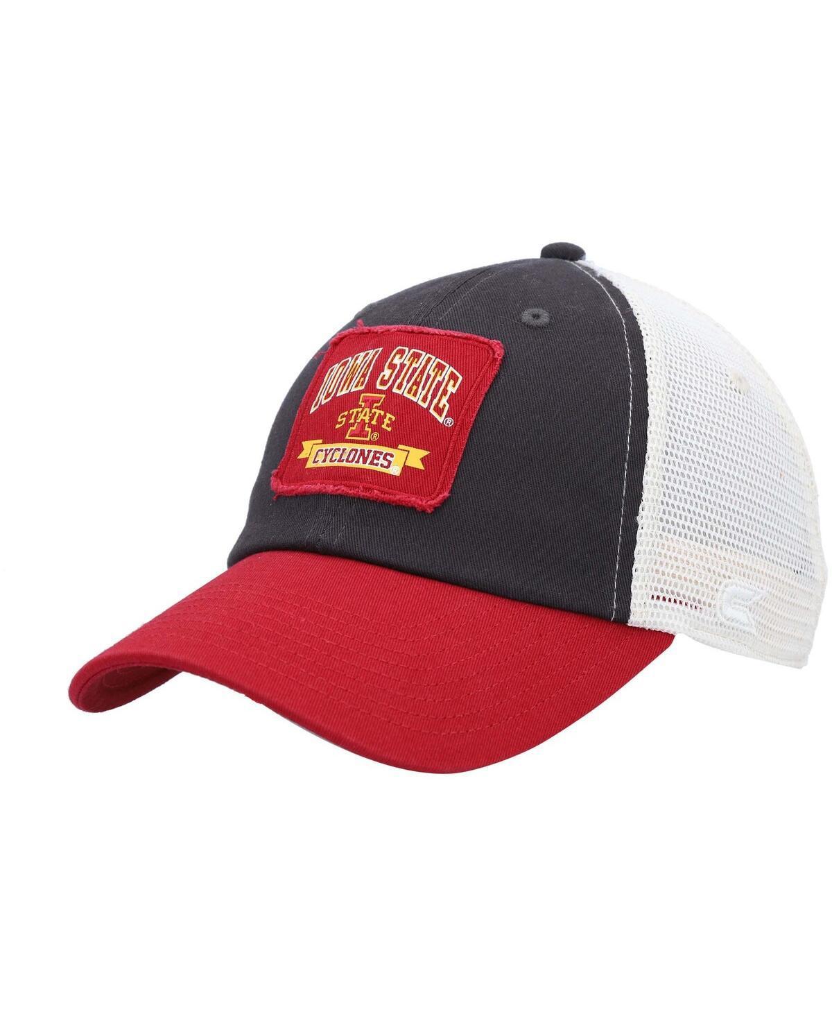 Mens Colosseum Charcoal Iowa State Cyclones Objection Snapback Hat Product Image