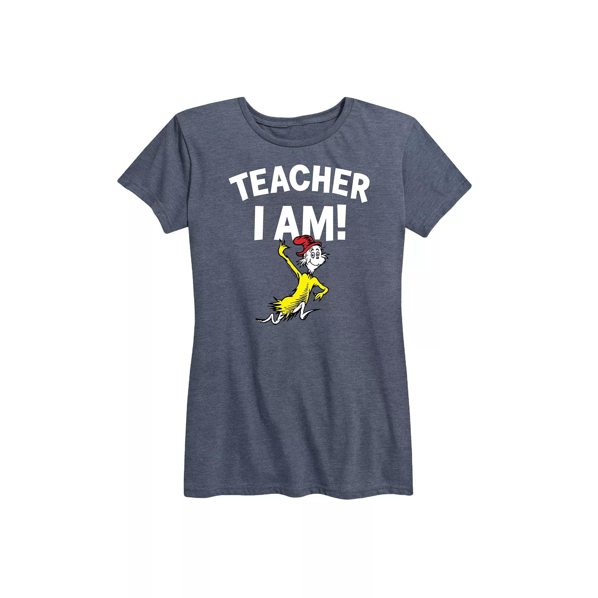 Women's Dr. Seuss Teacher I Am Graphic Tee, Girl's,  Product Image
