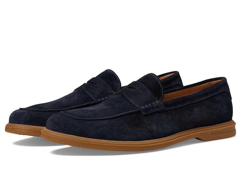 Johnston  Murphy Collection Mens Taylor Suede Penny Loafers Product Image