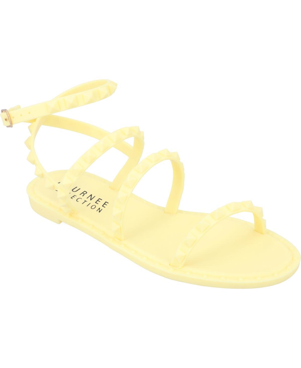 Journee Collection Womens Saphira Studded Jelly Sandals Product Image