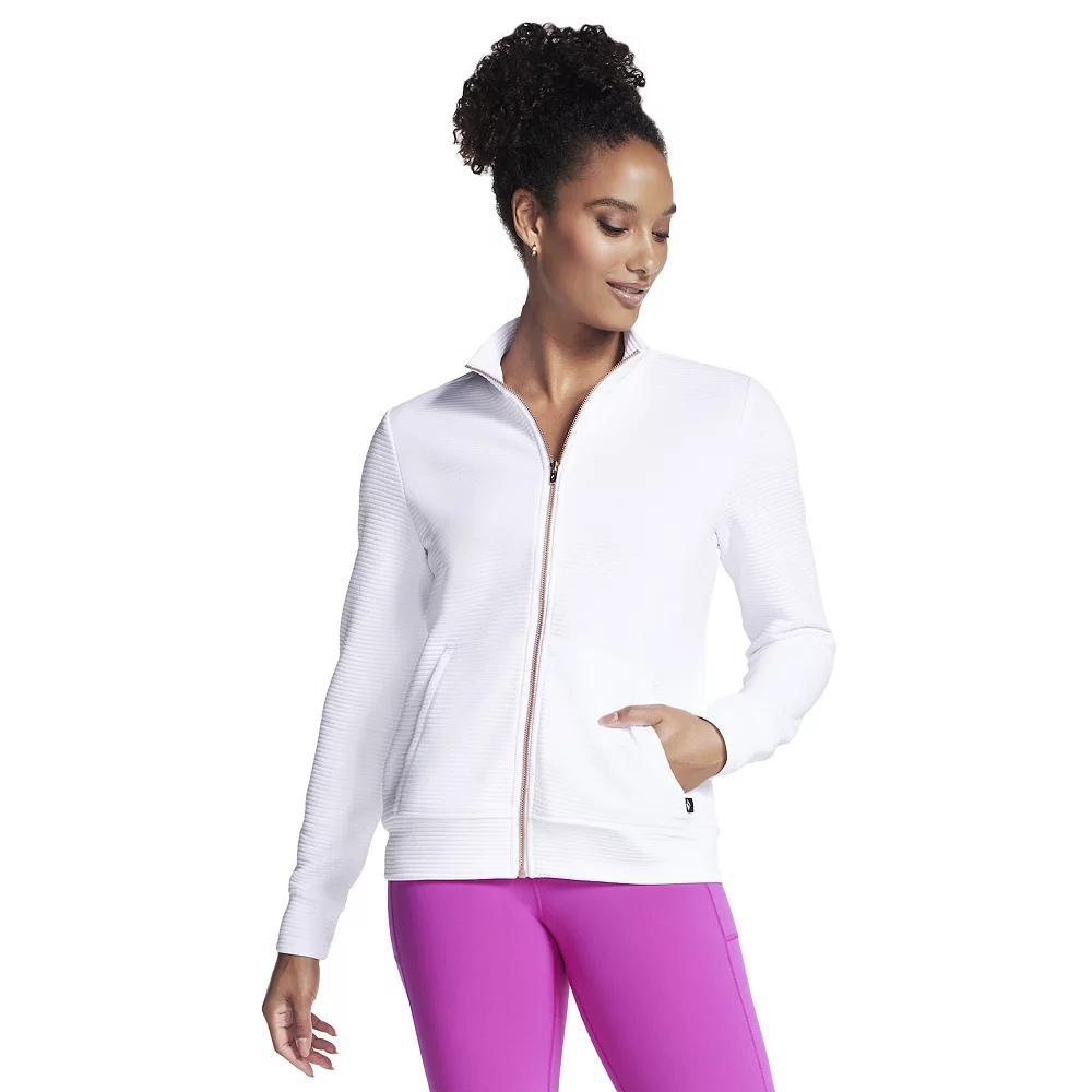 Women's Skechers® GOWALK™ Everywhere Zip-Up Jacket, Size: XL, Blue Iris Product Image