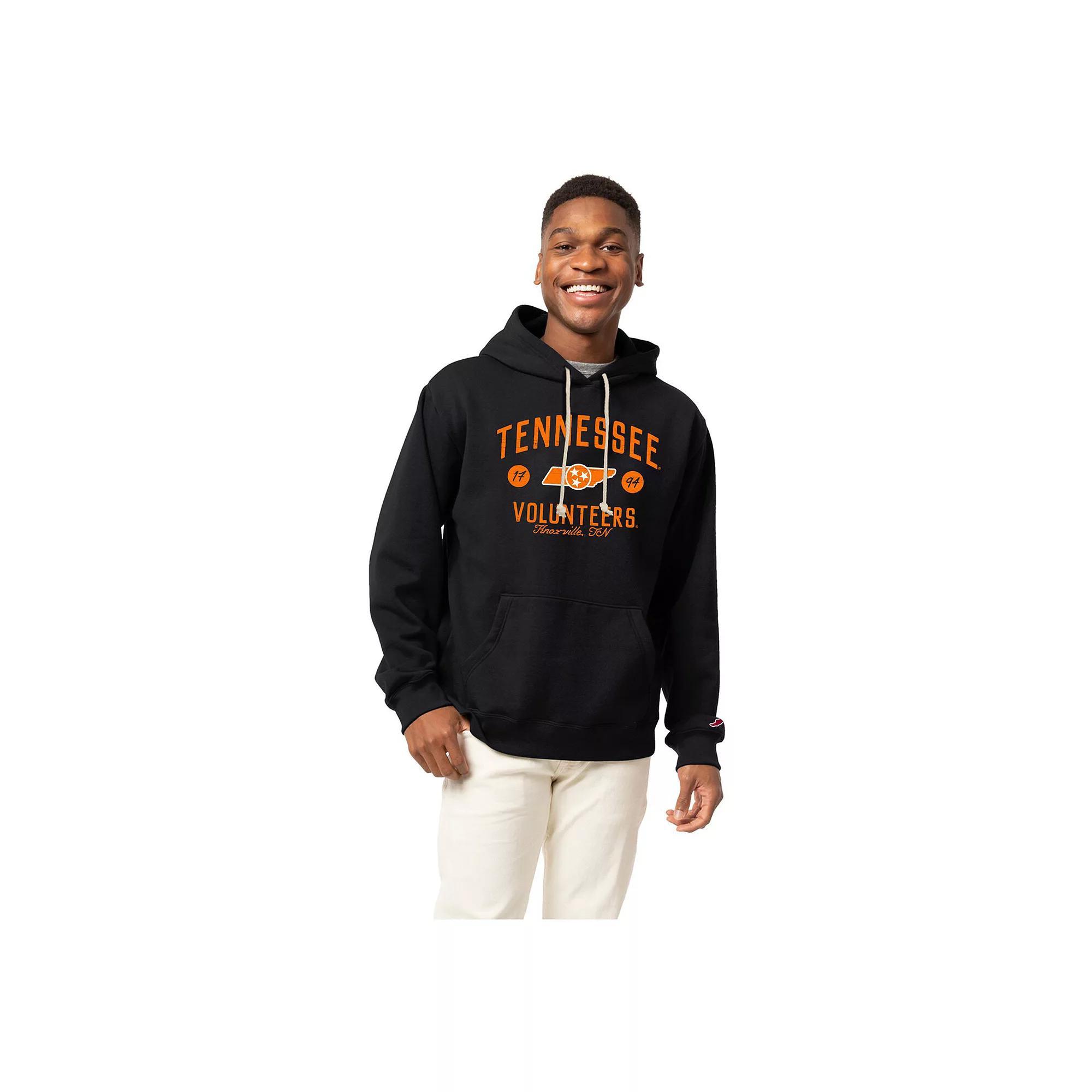 Men's League Collegiate Wear Black Tennessee Volunteers Bendy Arch Essential Pullover Hoodie,  Product Image