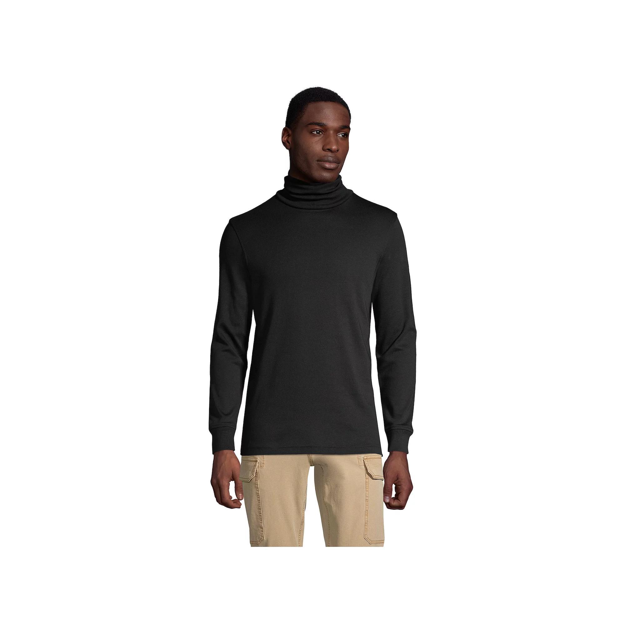 Big & Tall Lands' End Super Soft Supima Turtleneck, Men's,  Product Image