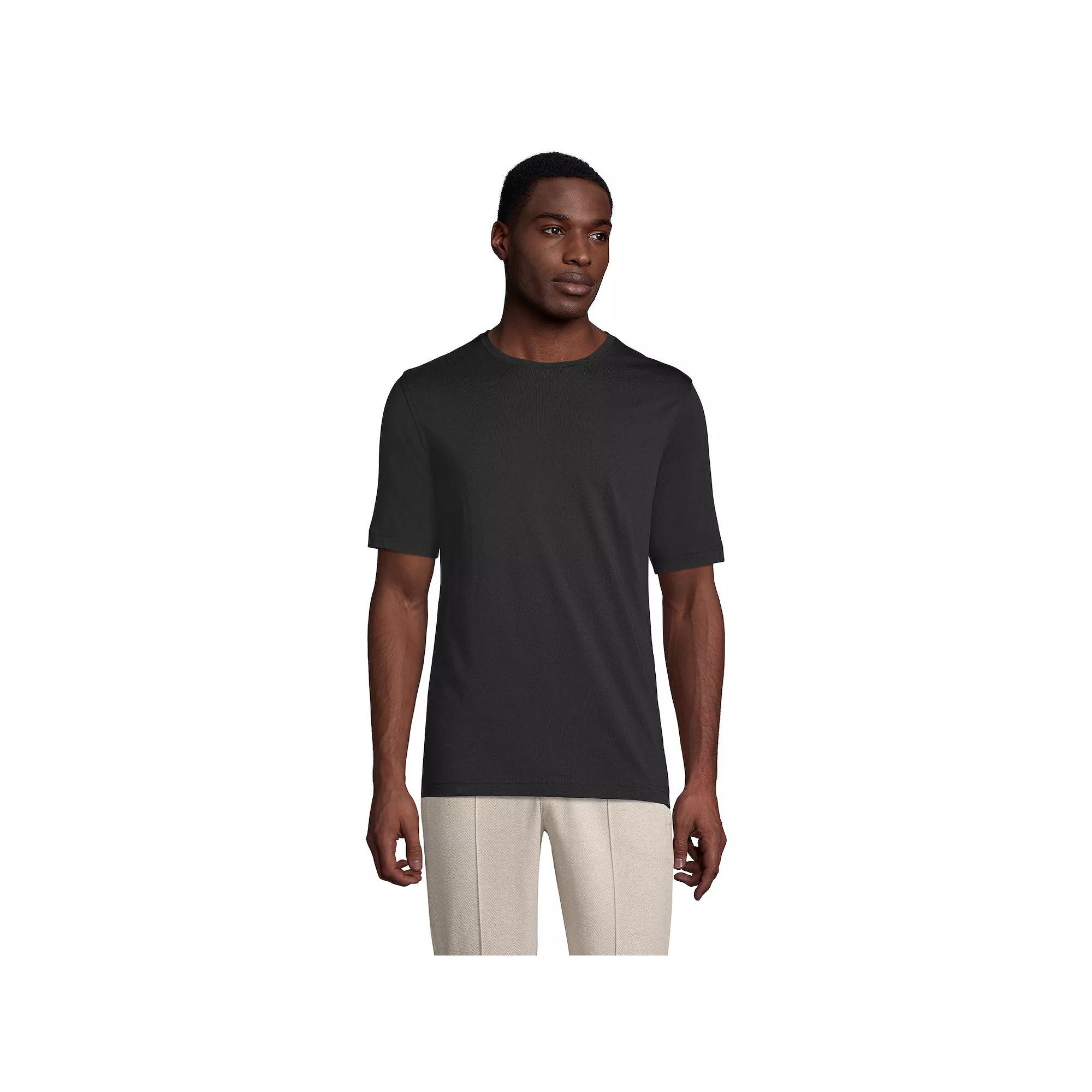 Big & Tall Lands' End Classic-Fit Supima Tee, Men's,  Product Image