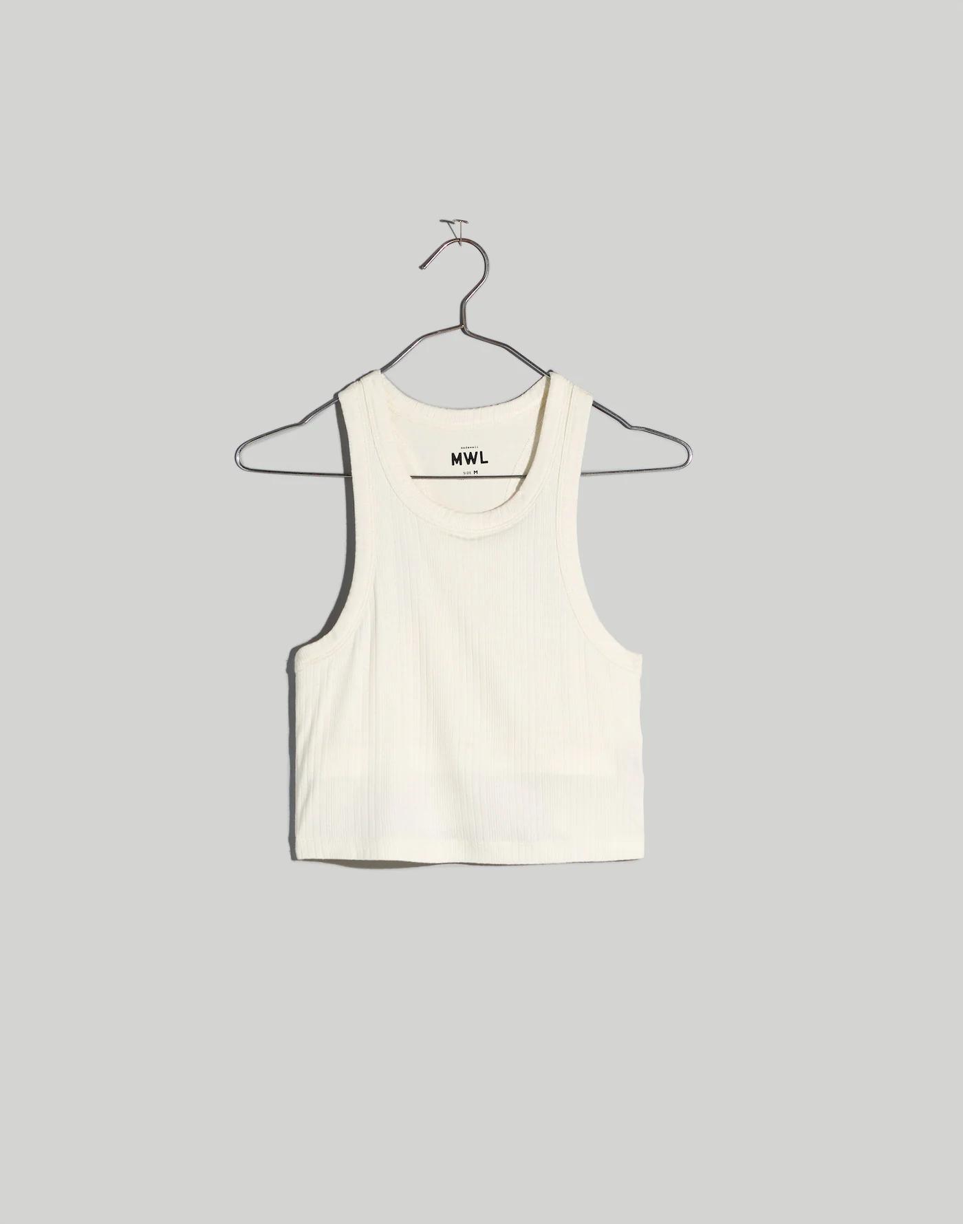 Variegated Rib Crop Tank Product Image