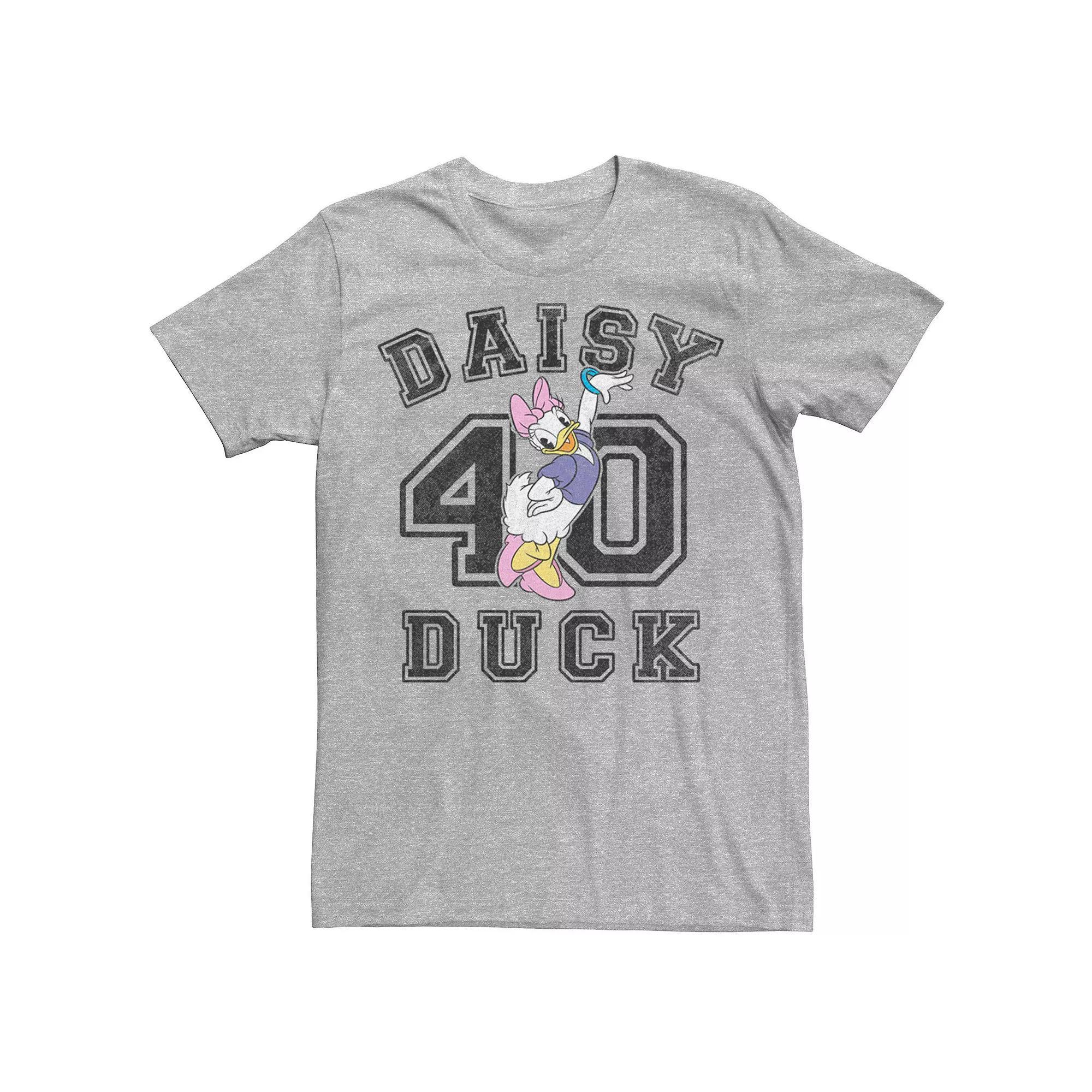 Disney's Daisy Duck Varsity Text # 40 Men's Tee,  Product Image
