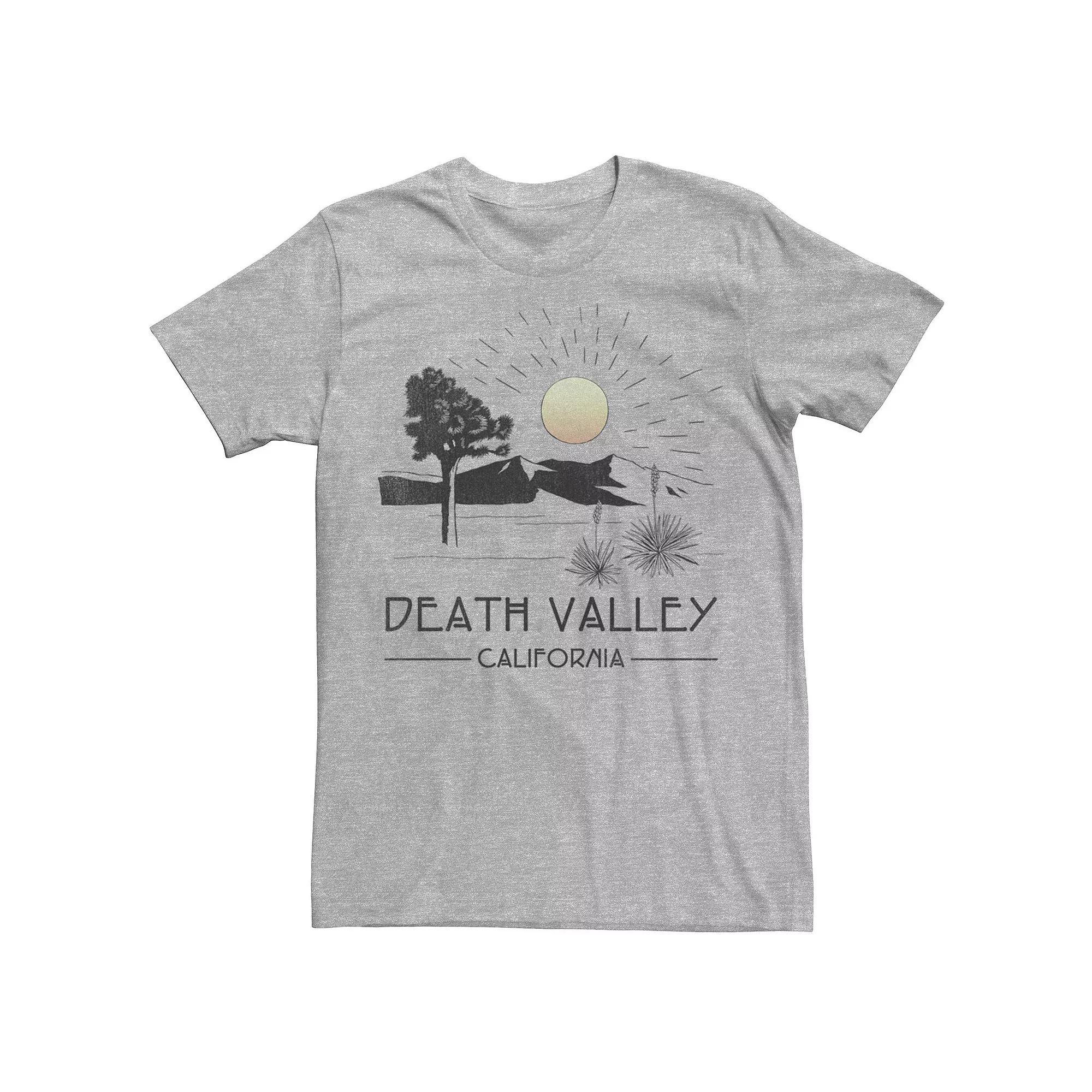 Men's Death Valley California Logo Tee, Boy's, Size: XS, Athletic Grey Product Image
