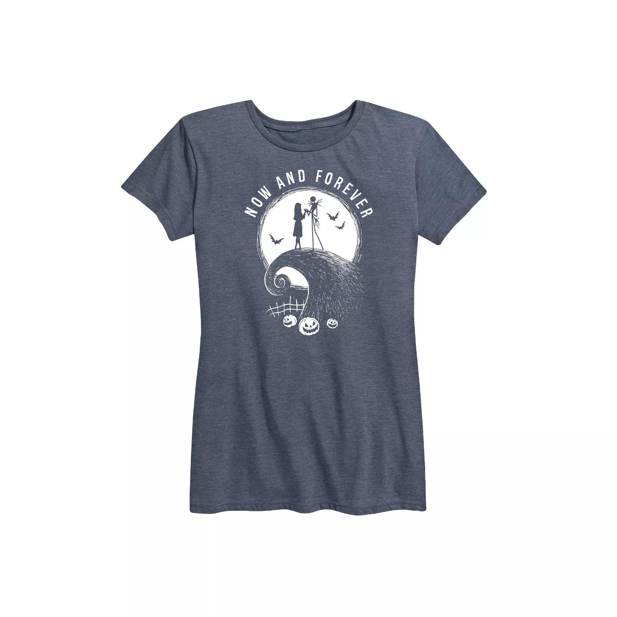 Disney's Nightmare Before Christmas Women's Now and Forever Graphic Tee, Girl's,  Product Image