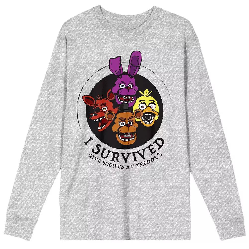 Men's Five Nights at Freddys Long Sleeve Tee,  Product Image
