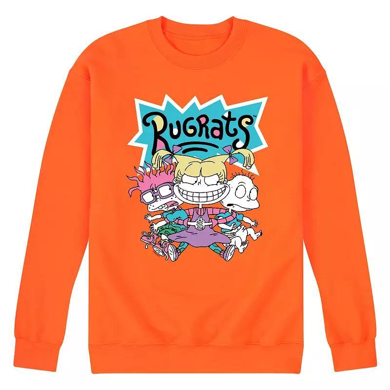 Mens Rugrats Squad Fleece Sweatshirt Blue Product Image