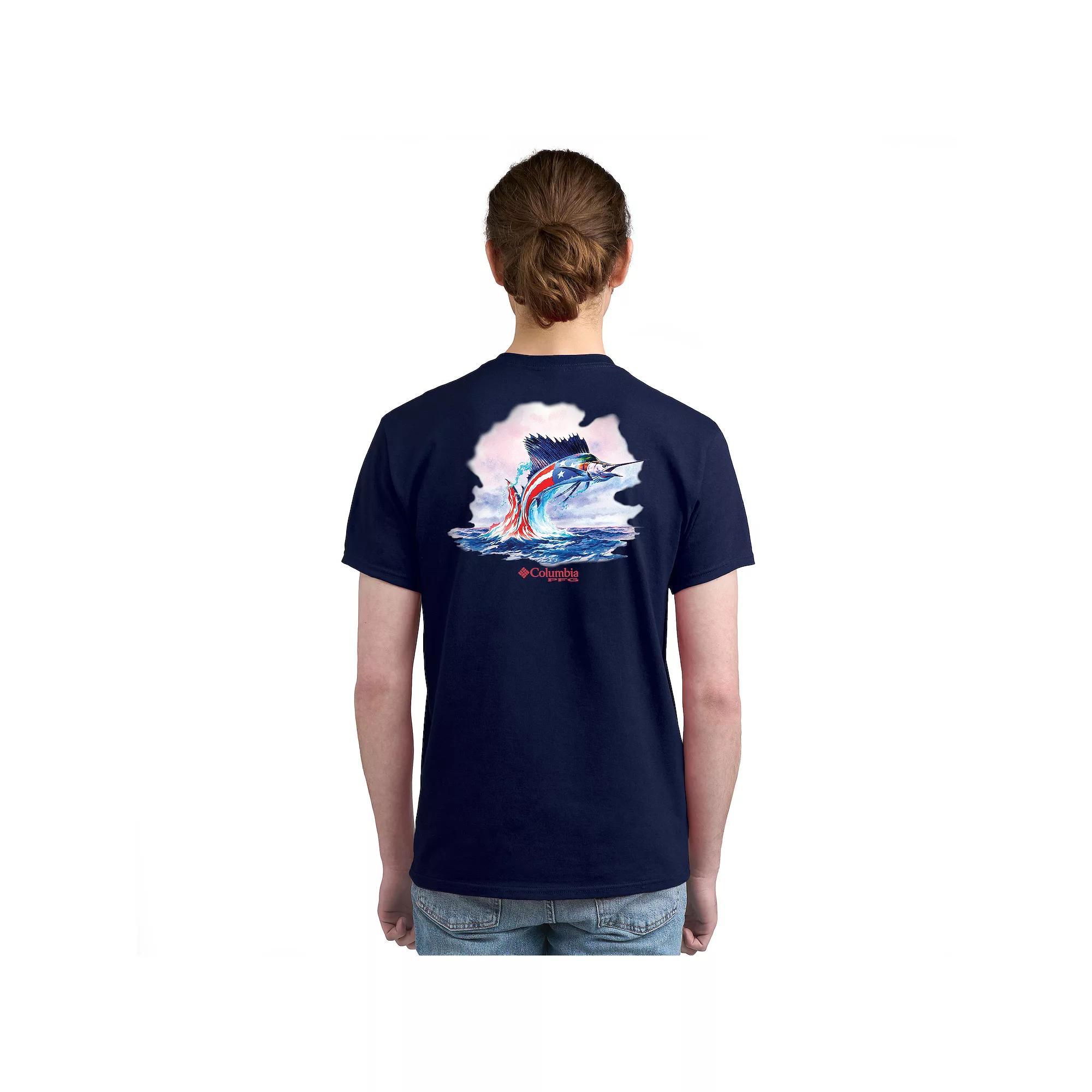 Men's Columbia PFG Short Sleeve Graphic Tee,  Product Image