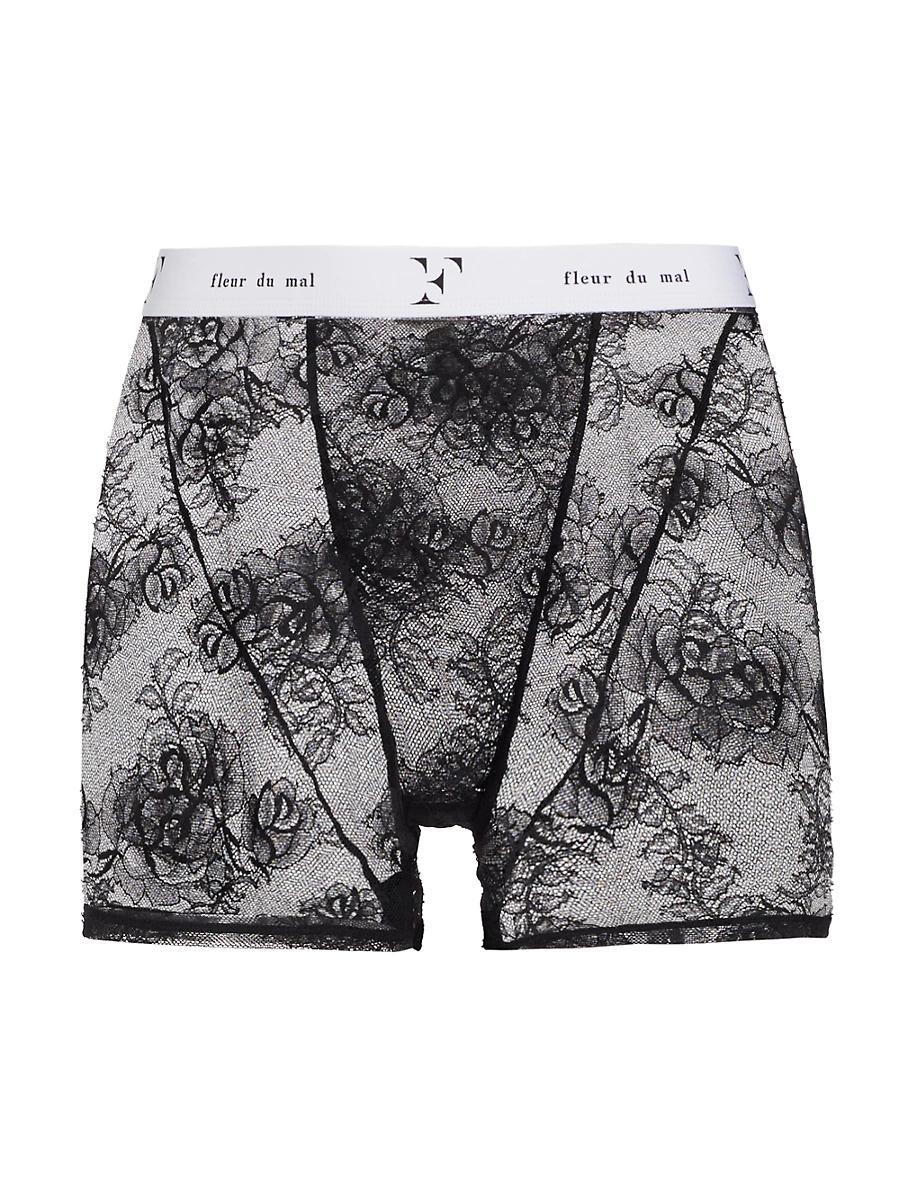 Fleur du Mal Bouquet Lace Boxers Product Image