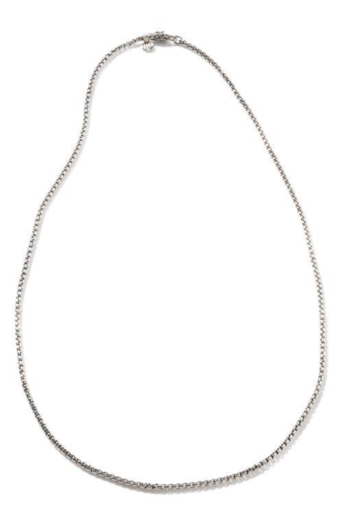 John Hardy Sterling Silver Classic Chain Box Chain Necklace, 24 Product Image