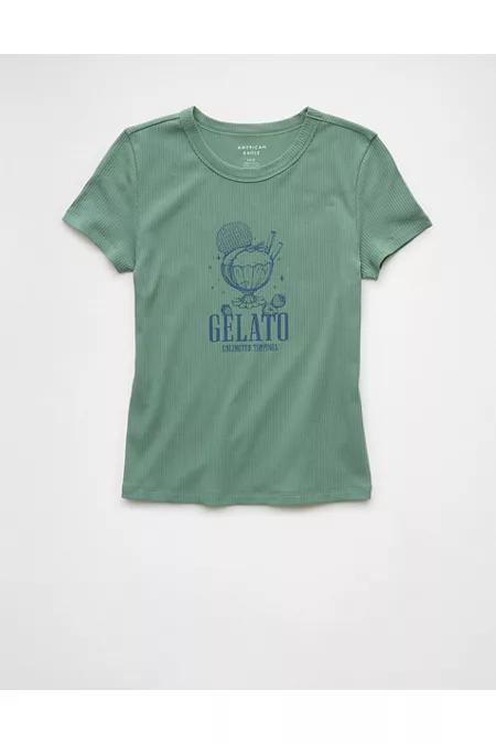 AE Destination Graphic Hey Baby Tee Womens Product Image