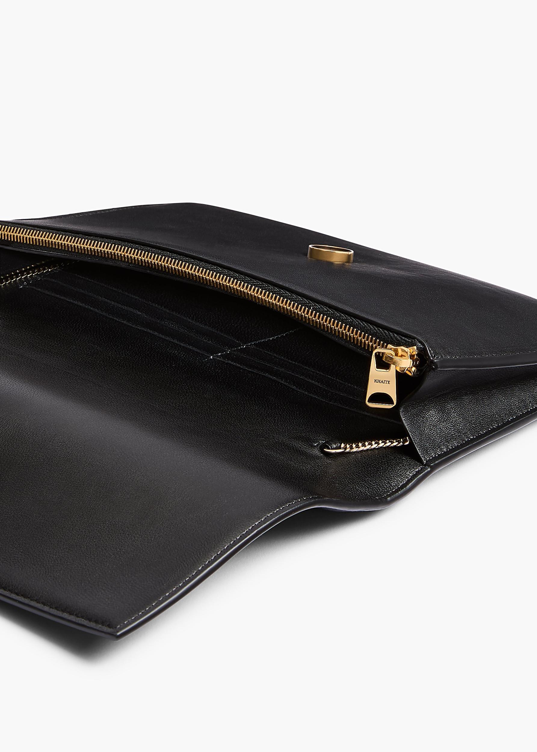 Eve Pochette on Chain in Black Nappa Leather Product Image
