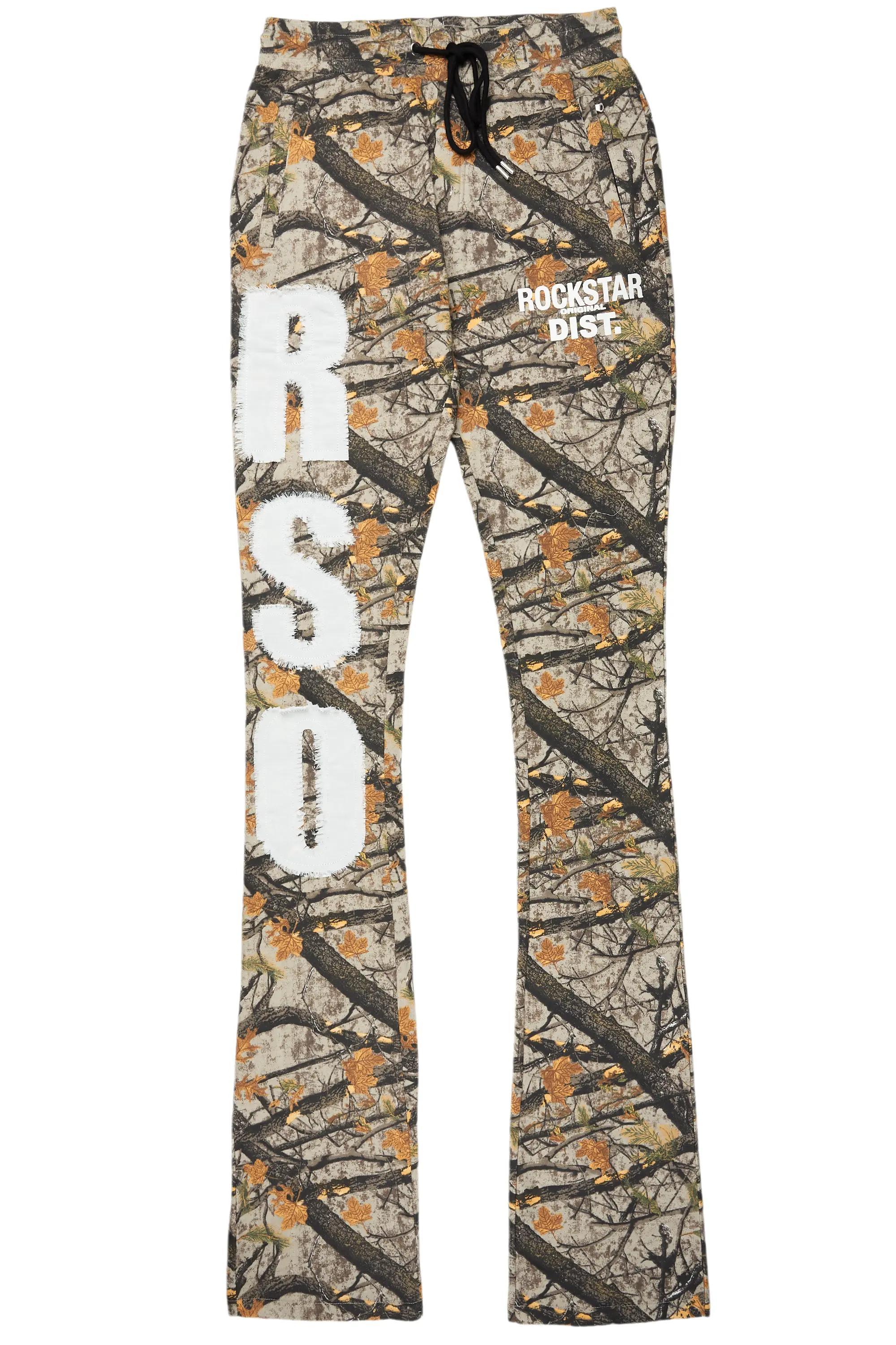 Bansi Tree Camo Super Stacked Trackpant Male Product Image