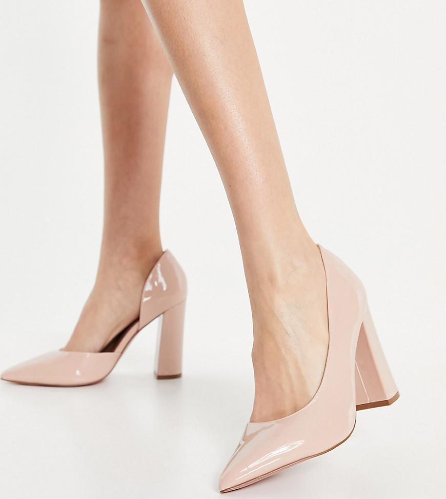 ASOS DESIGN Lake bow pointed ballet flats Product Image