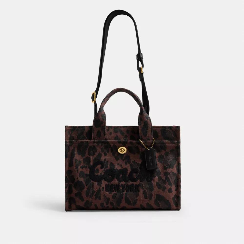 Cargo Tote Bag With Leopard Print Product Image