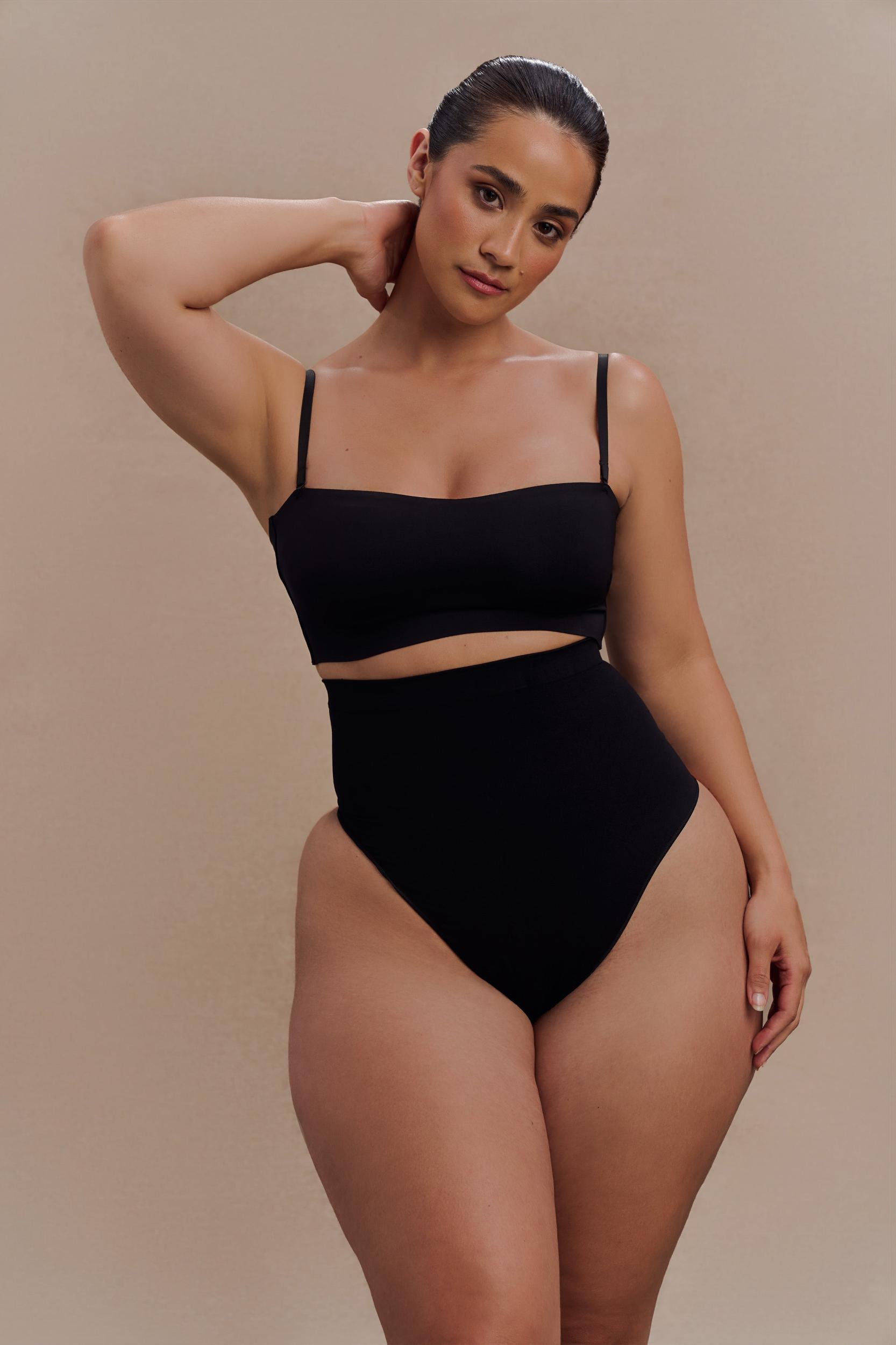 Saria High Waist Shapewear Briefs - Espresso Product Image