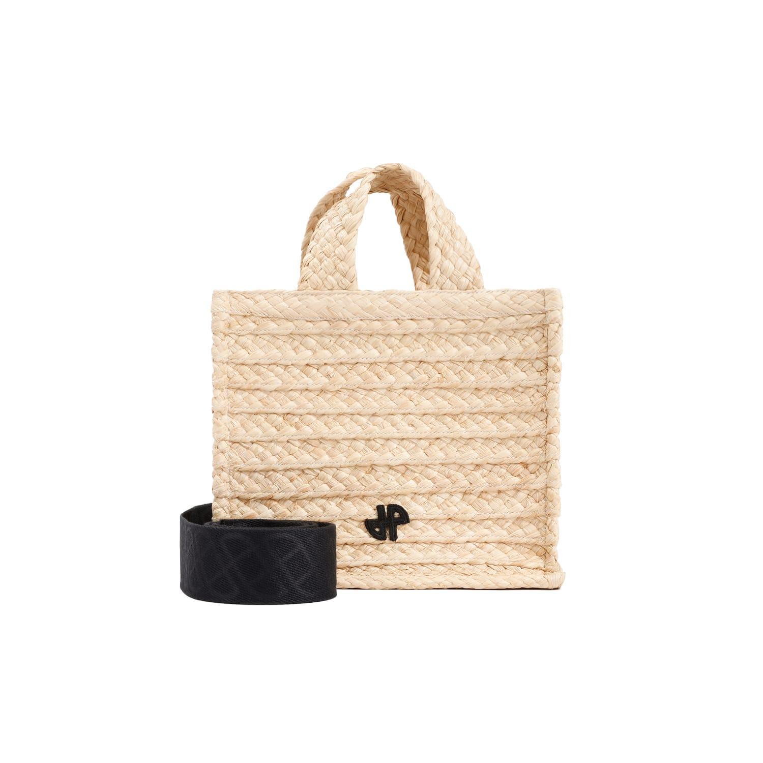 PATOU Small Jp Tote In Raffia In V Vanilla Product Image