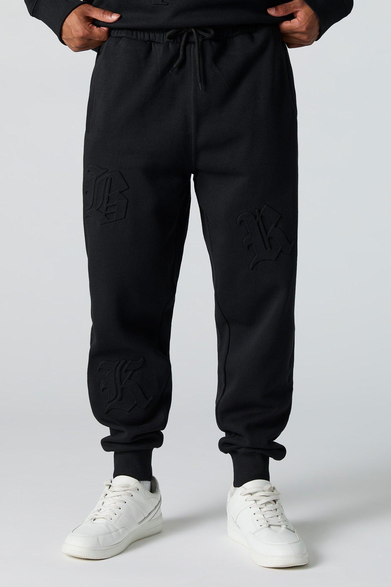 Embossed Fleece Jogger Male Product Image