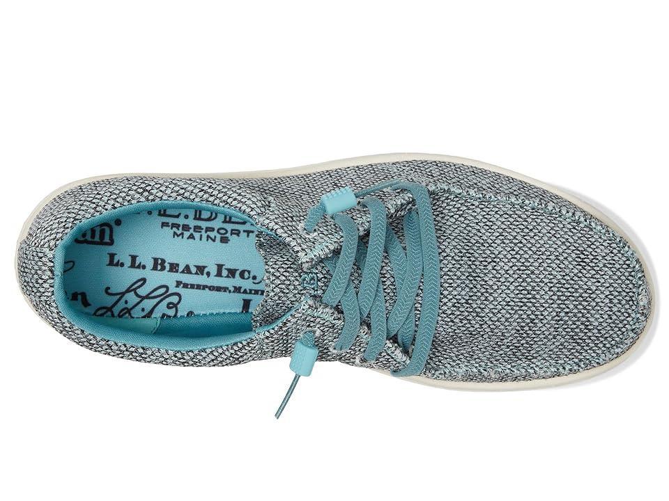 L.L.Bean Higgins Beach 4 Eye Slip-On Fabric (Deep Water Blue) Women's Shoes Product Image