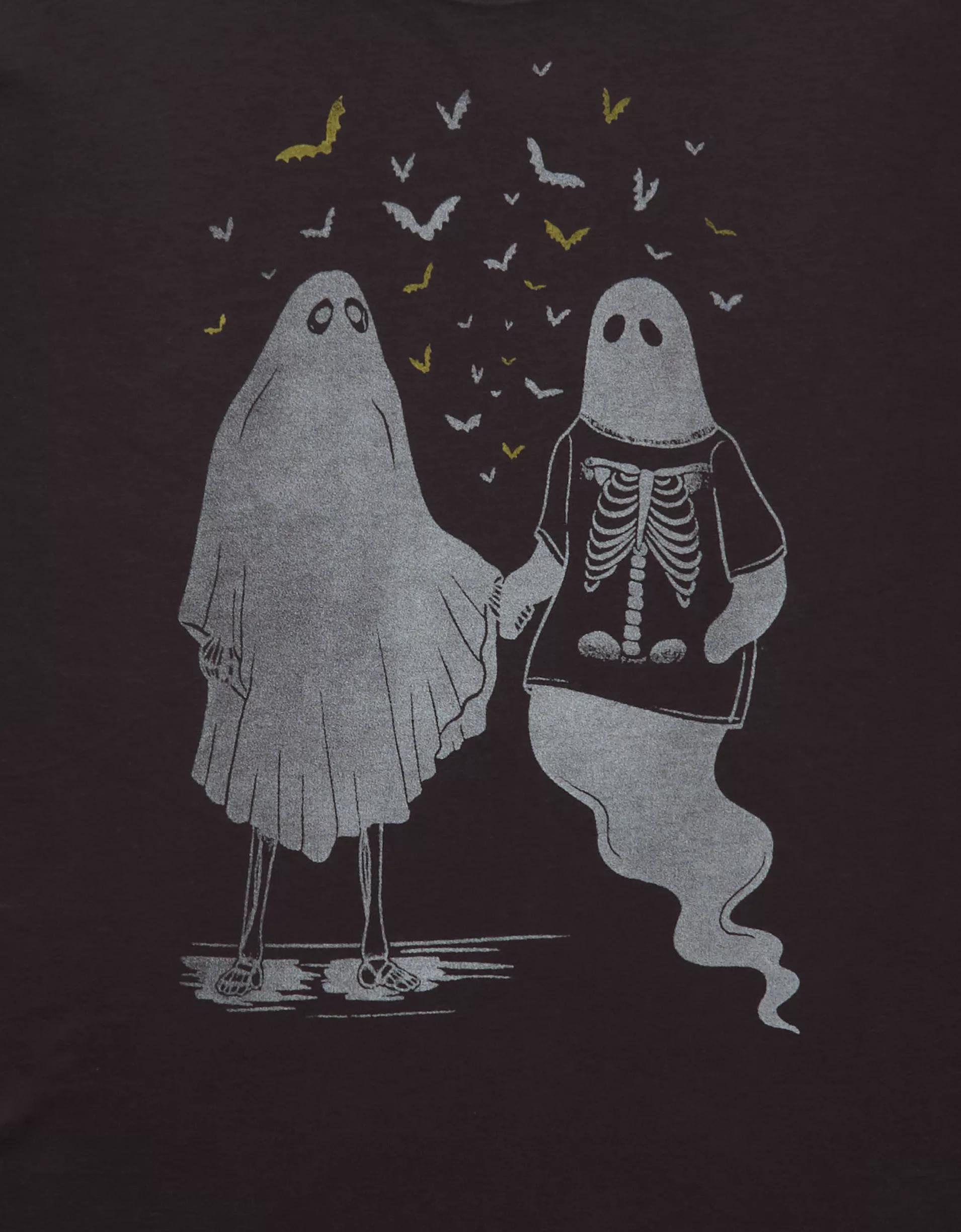 AE Oversized Halloween Graphic T-Shirt Product Image