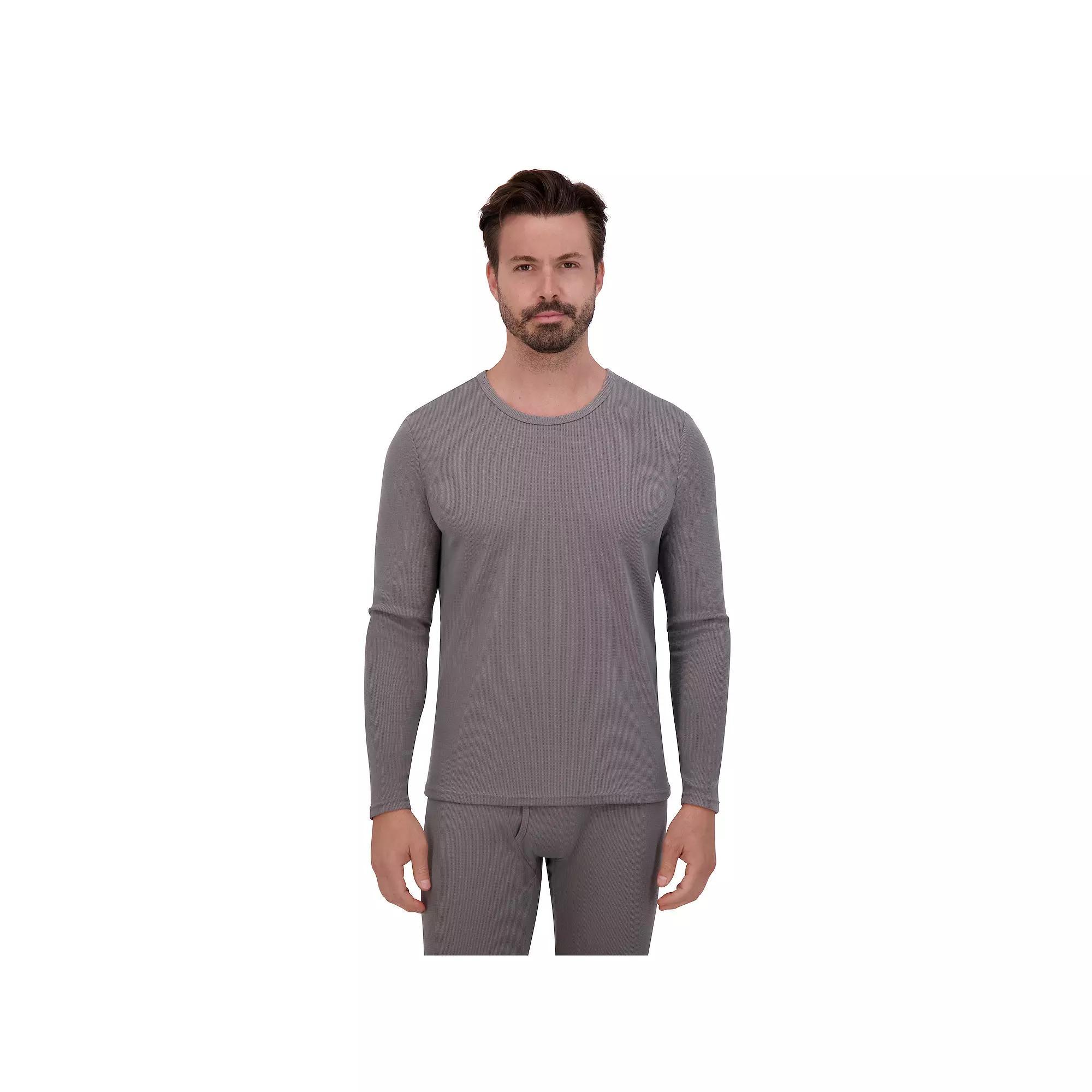 Men's ZeroXposur WAFFLE PRO Waffle Knit Base Layer Top, Size: Large, Grey Product Image