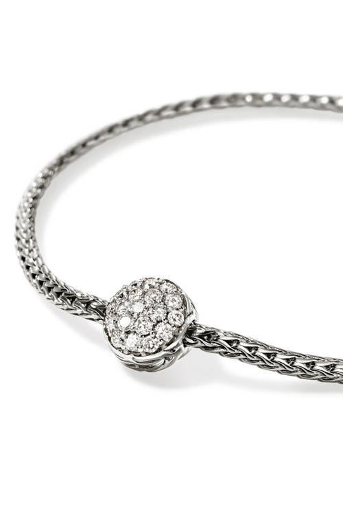 JOHN HARDY Jh Essential Pavé Bracelet, Diamonds In Silver Product Image