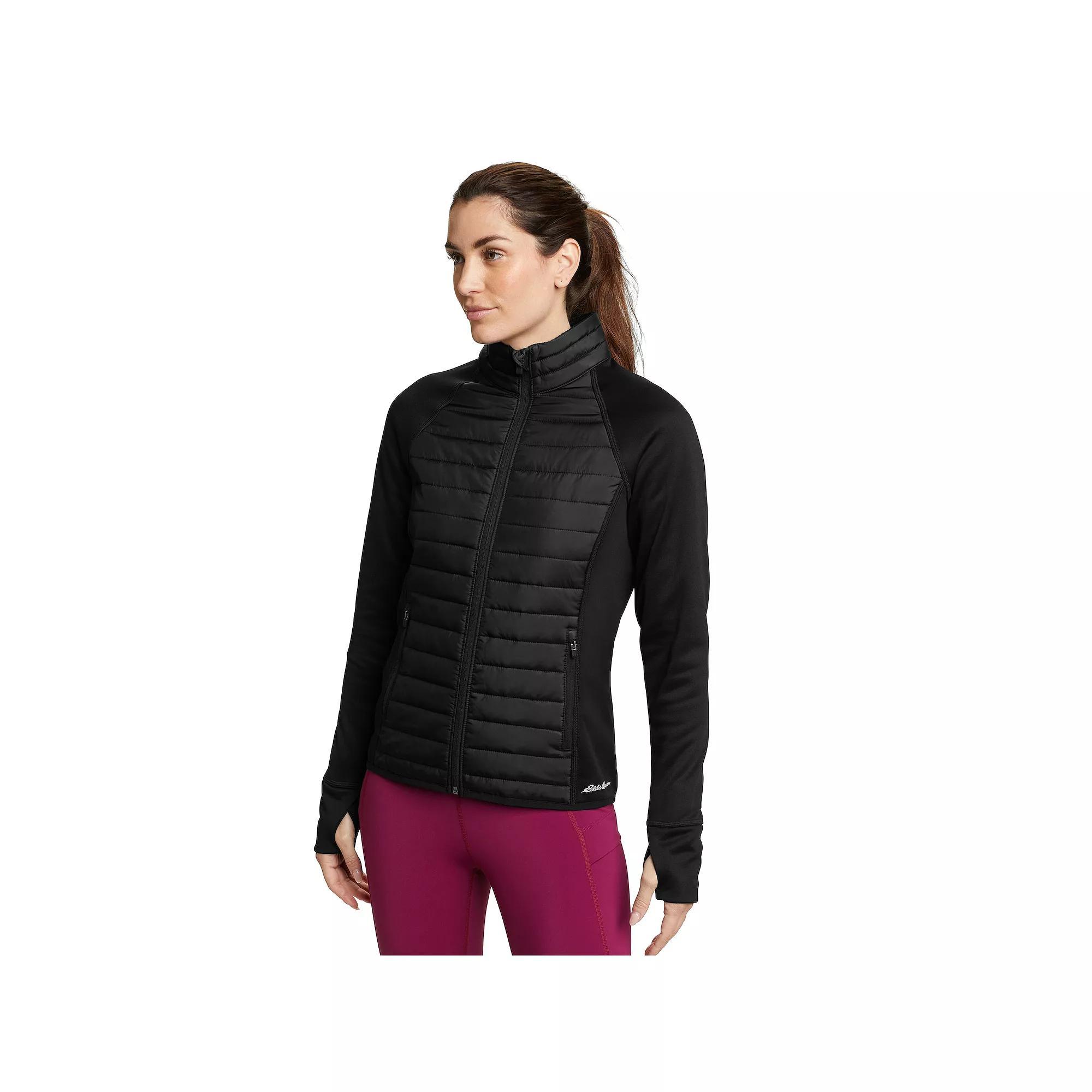 Women's Eddie Bauer Emberlite Hybrid Puffer Jacket, Size: Large, Black Product Image