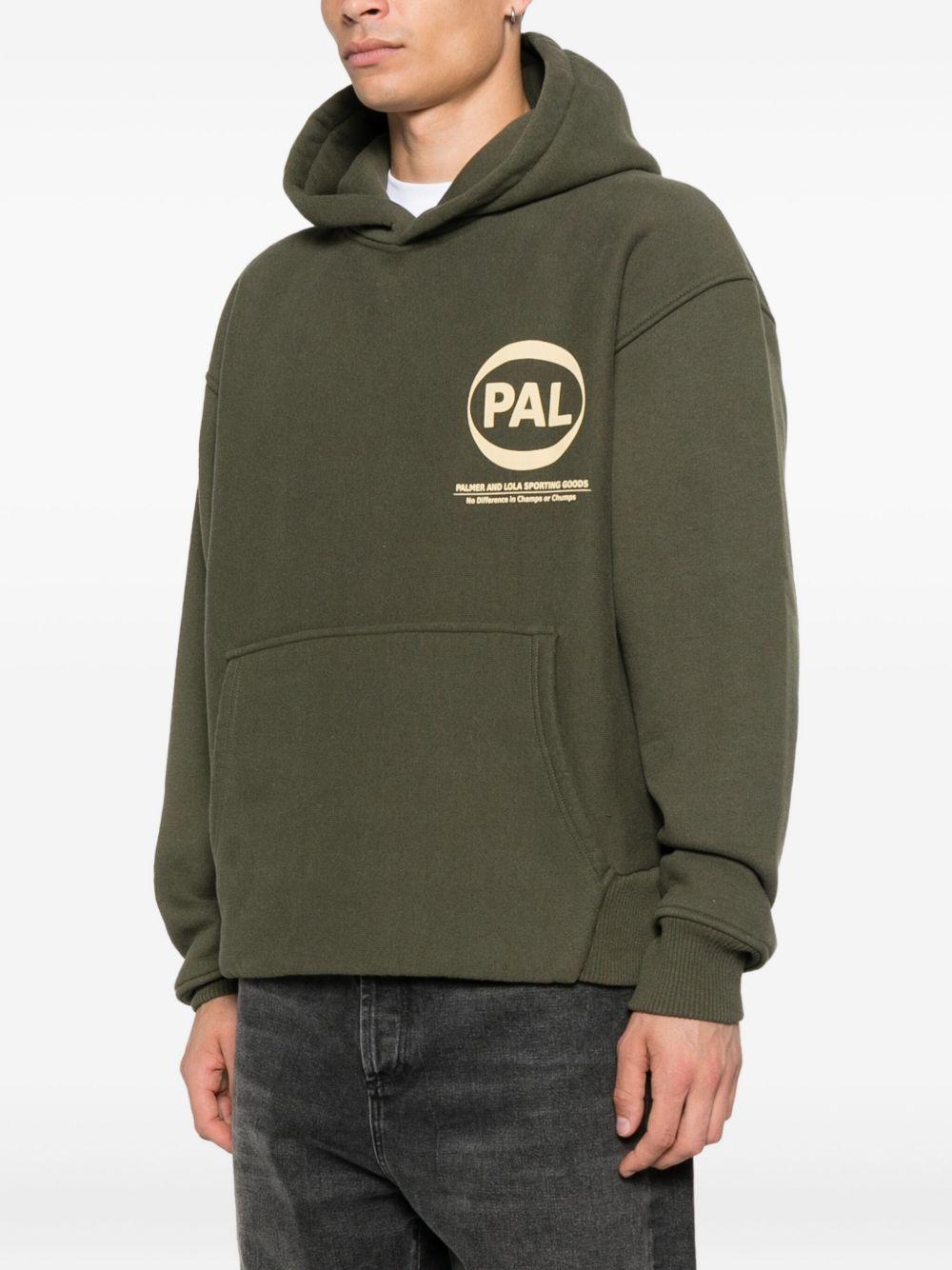 logo-print hooded sweater Product Image