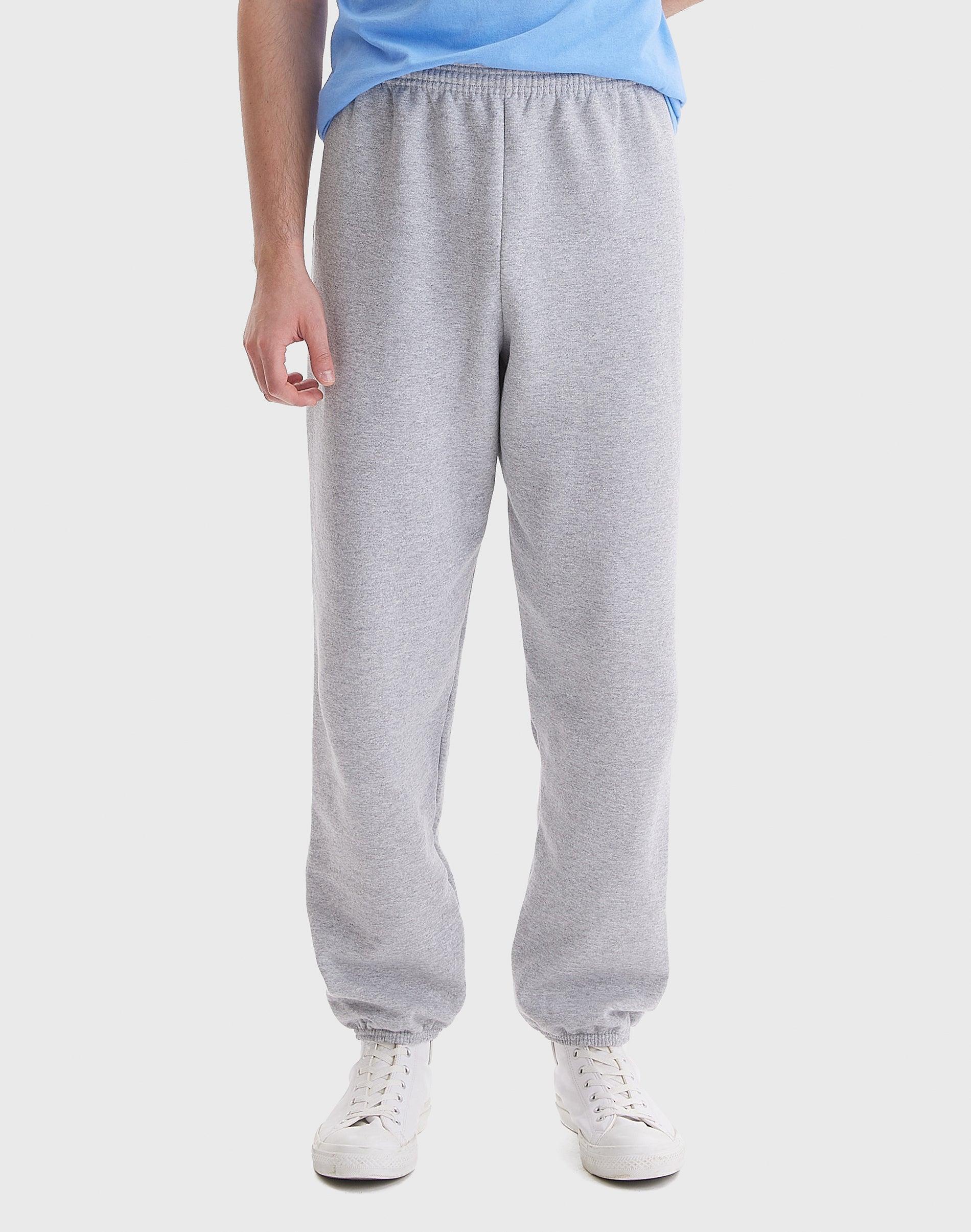 Hanes EcoSmart Mens Fleece Sweatpants, 32 White M Product Image