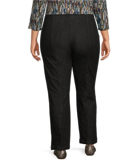 Intro Plus Size Nia Straight Leg Pull-On Pants Product Image