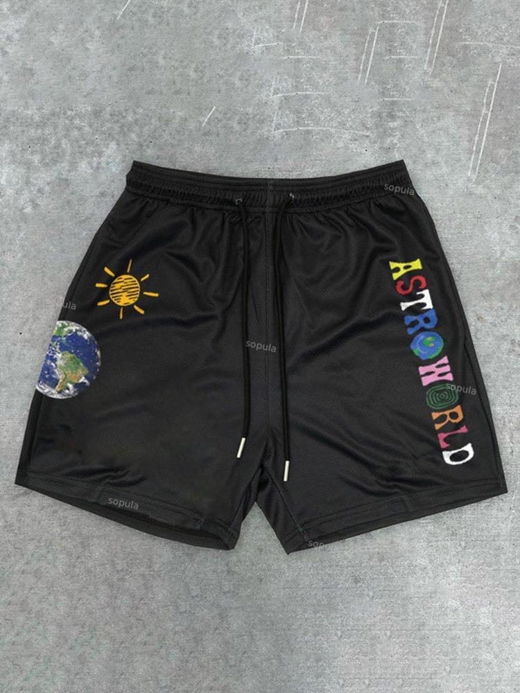 Sopula Fashion Pattern Retro Trend Shorts Product Image