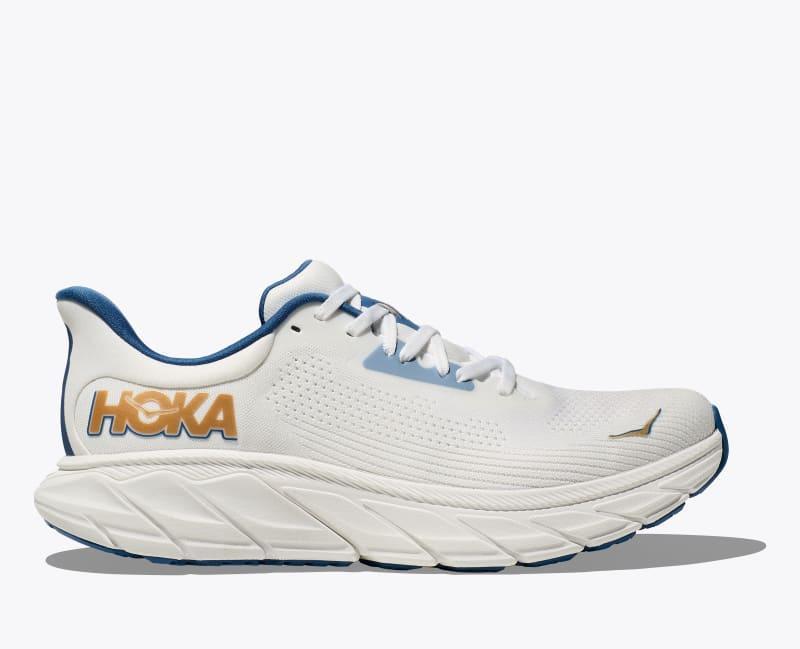 HOKA Mens Arahi 7 Shoes in Black/White, Size 12 Product Image