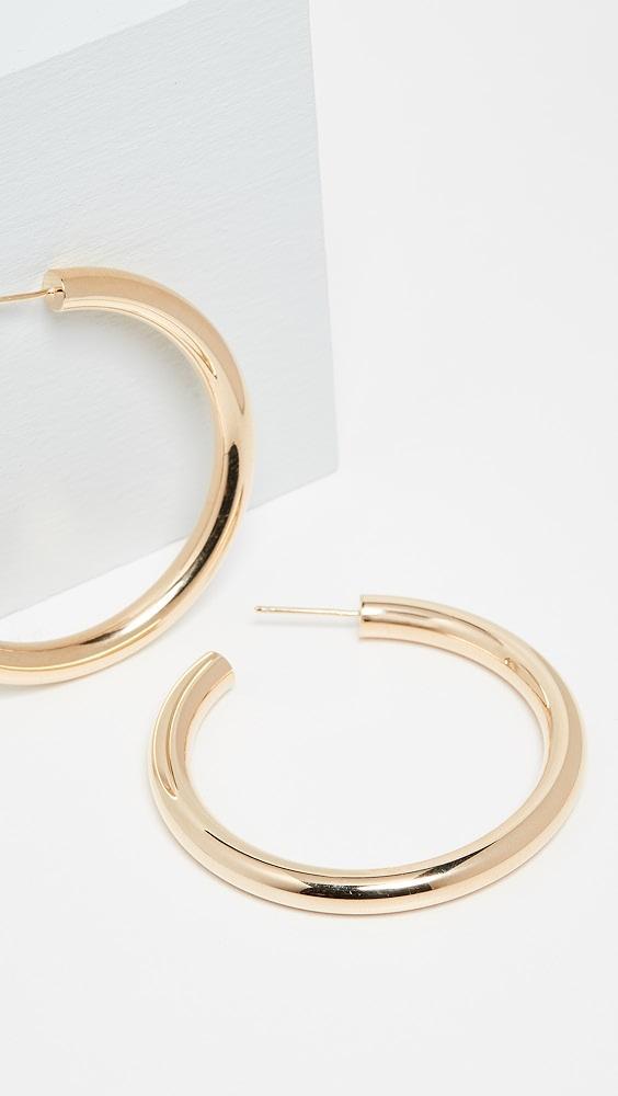 Jennifer Zeuner Jewelry Lou Medium Hoop Earrings | Shopbop Product Image