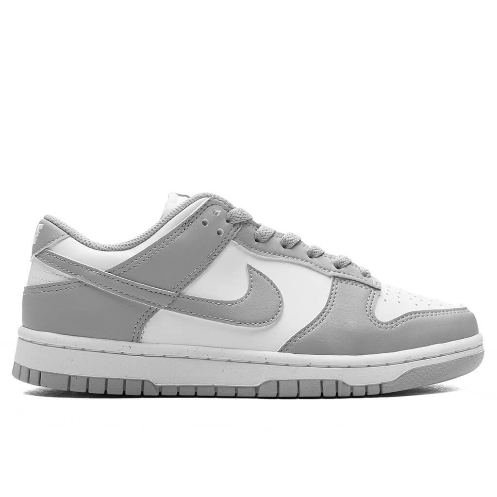 Women's Dunk Low - White/Light Smoke Grey Female Product Image