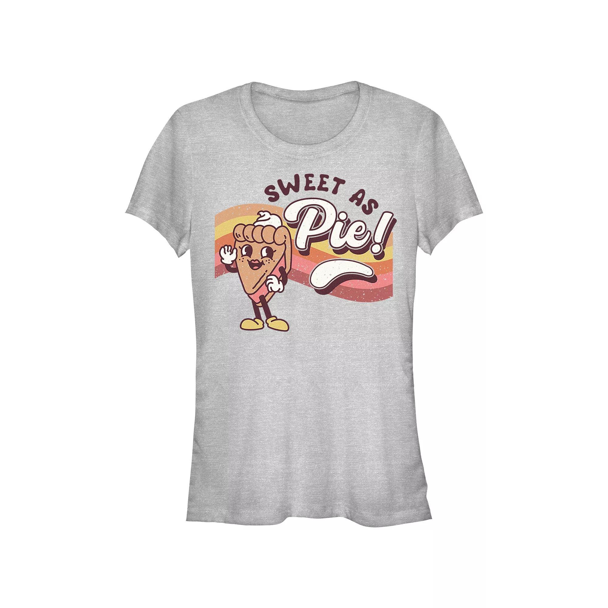 Juniors' Sweet As Pie Graphic Tee, Women's,  Product Image