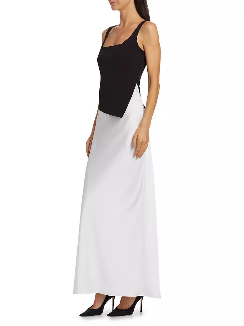 Kamila Two-Tone Asymmetric Gown Product Image