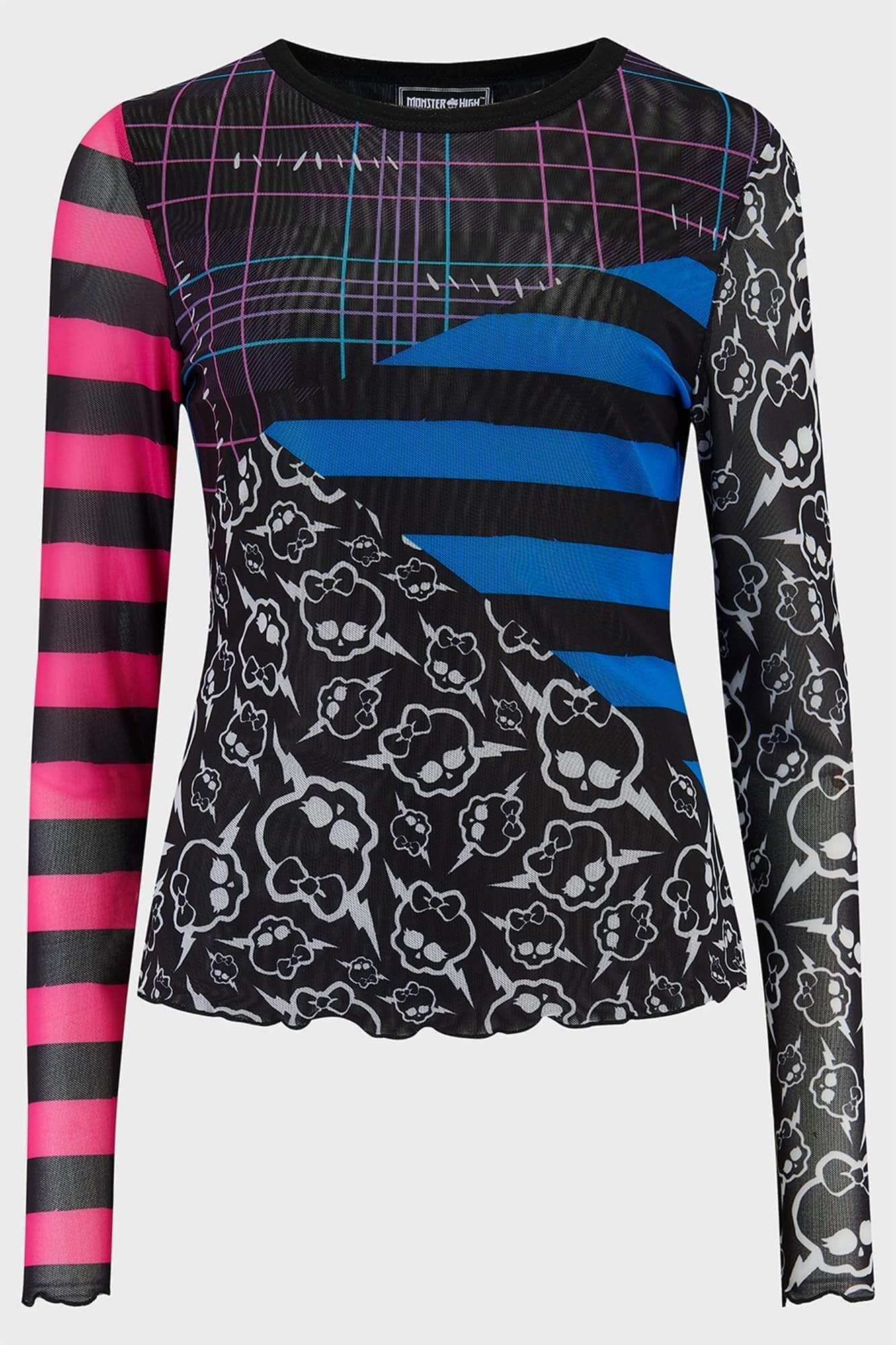 Scaring Up Some Fun Mesh Top Female Product Image