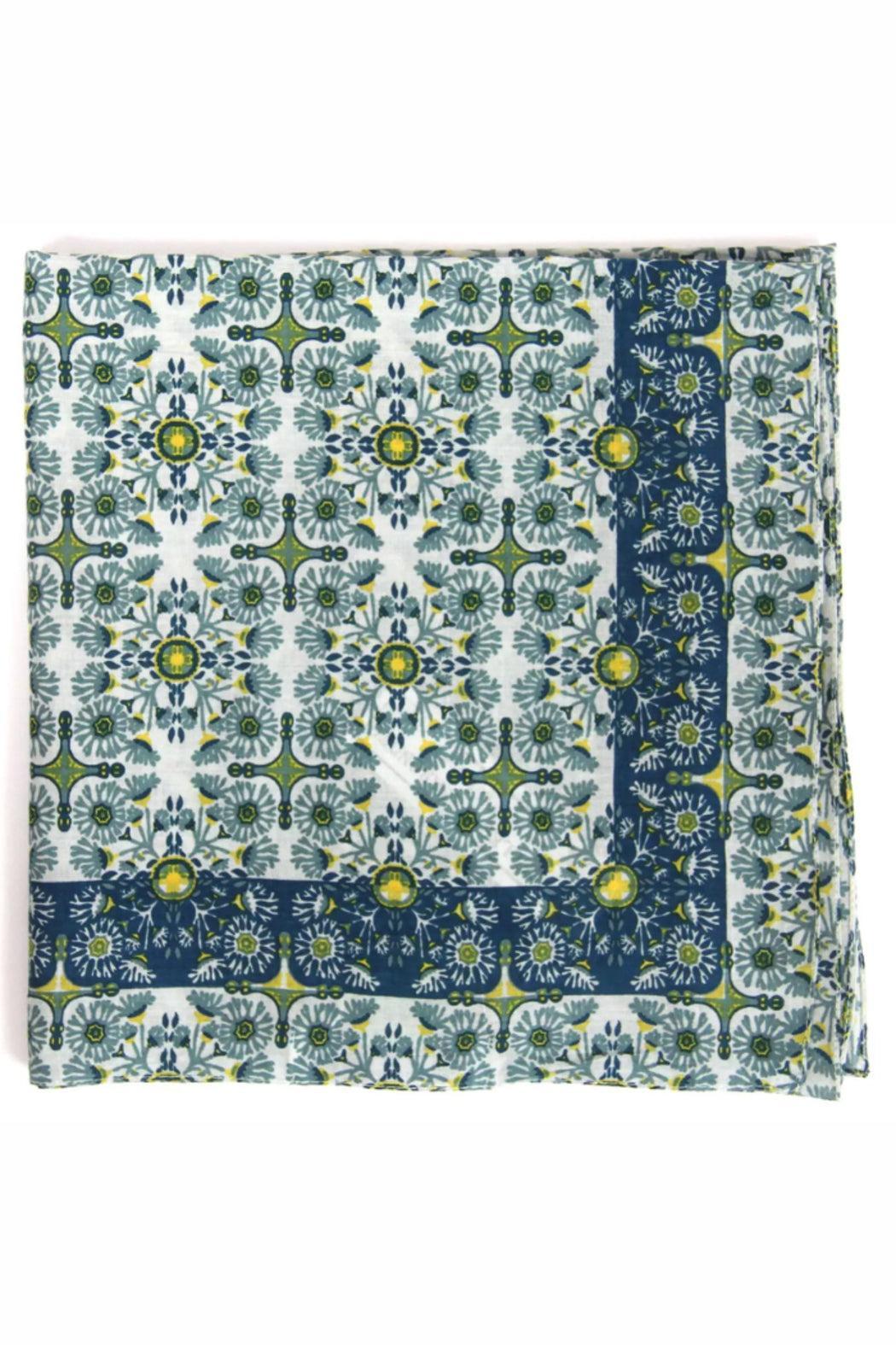 Tangerine Yellow Cotton Square Product Image