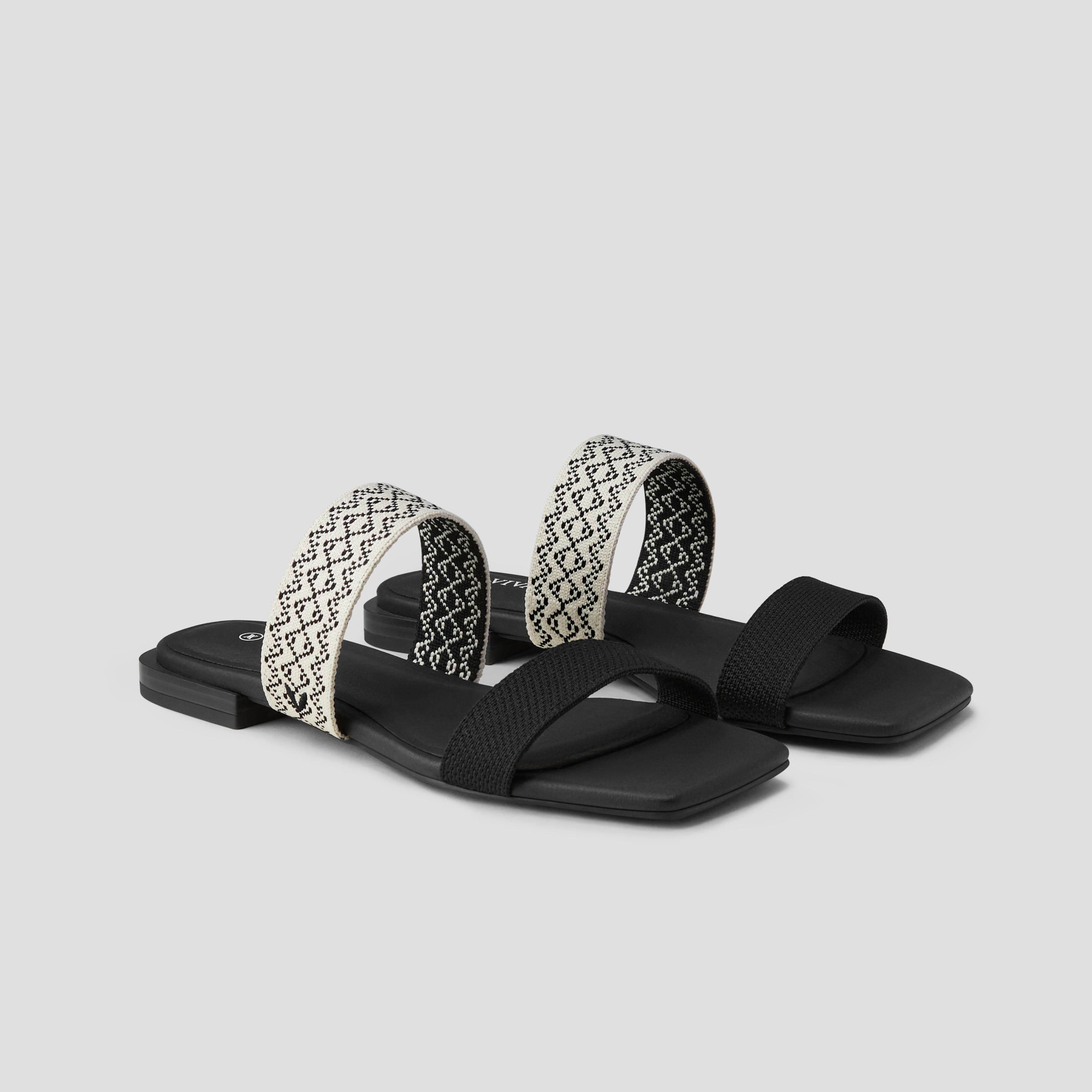 Square-Toe Slide Sandal (Maya) Product Image