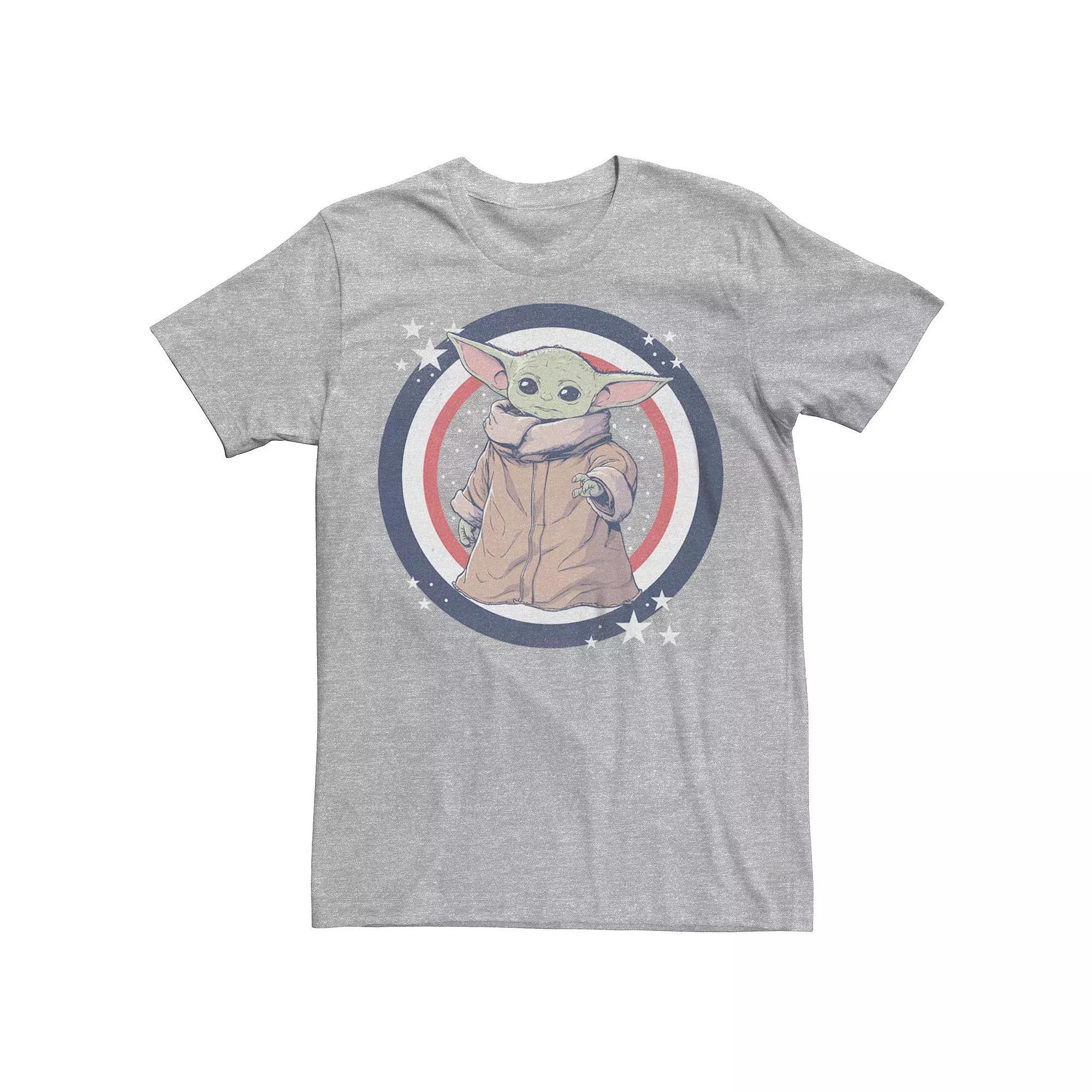 Men's The Mandalorian Fourth Of July Grogu Patriot Graphic Tee,  Product Image