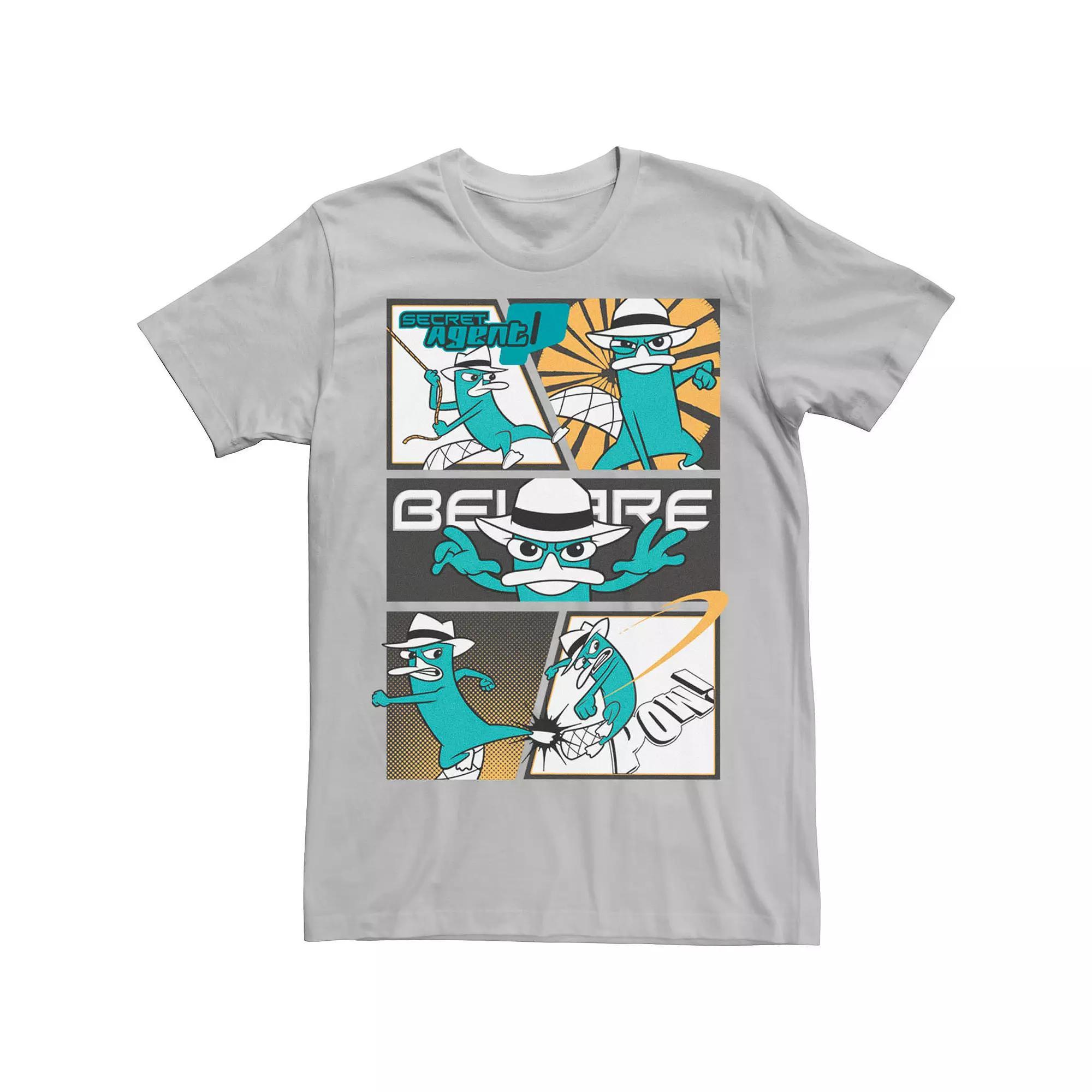 Disney's Phineas And Ferb Agent P Men's Box Up Tee,  Product Image